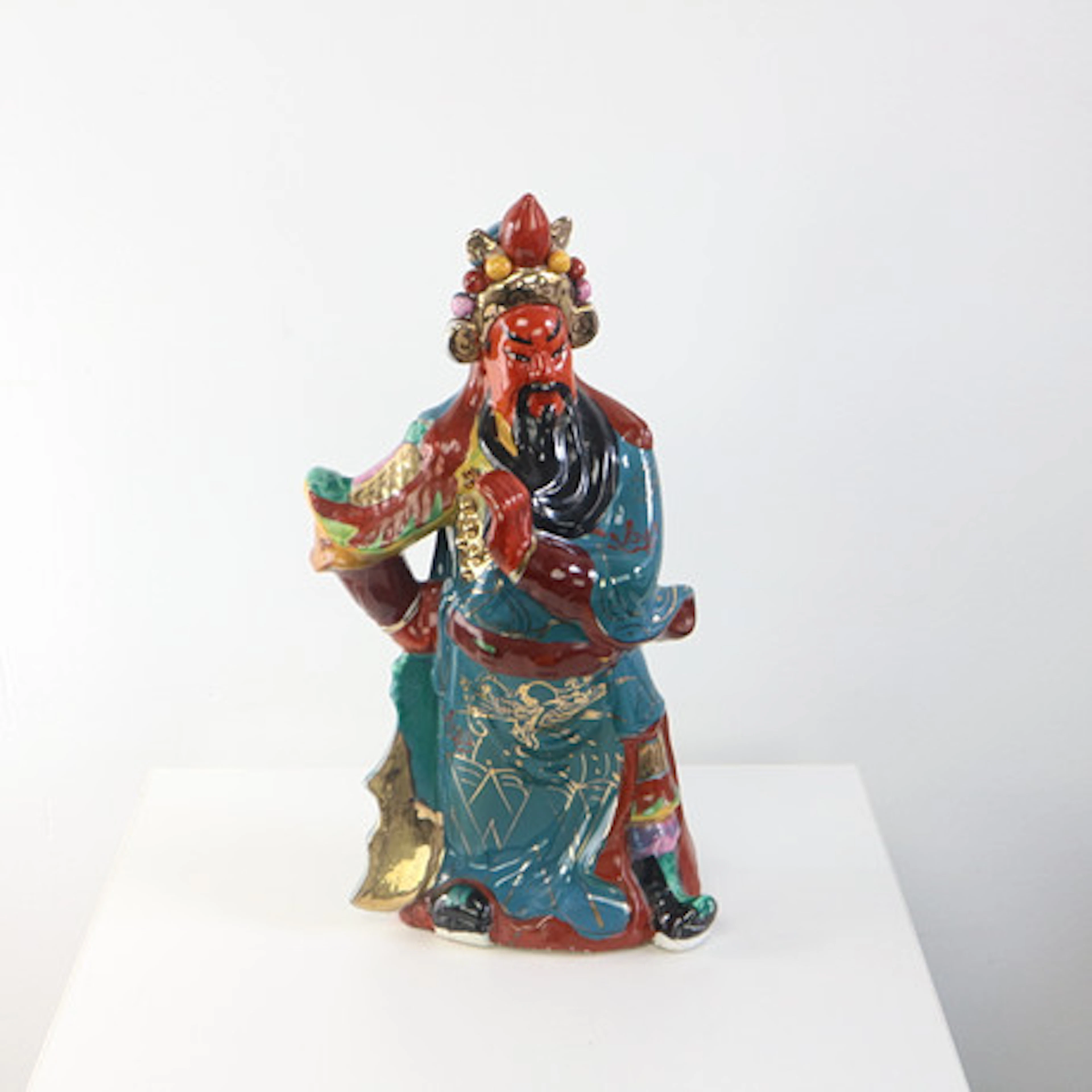 ANTIK KINESISKT PORSLIN FIGUR.