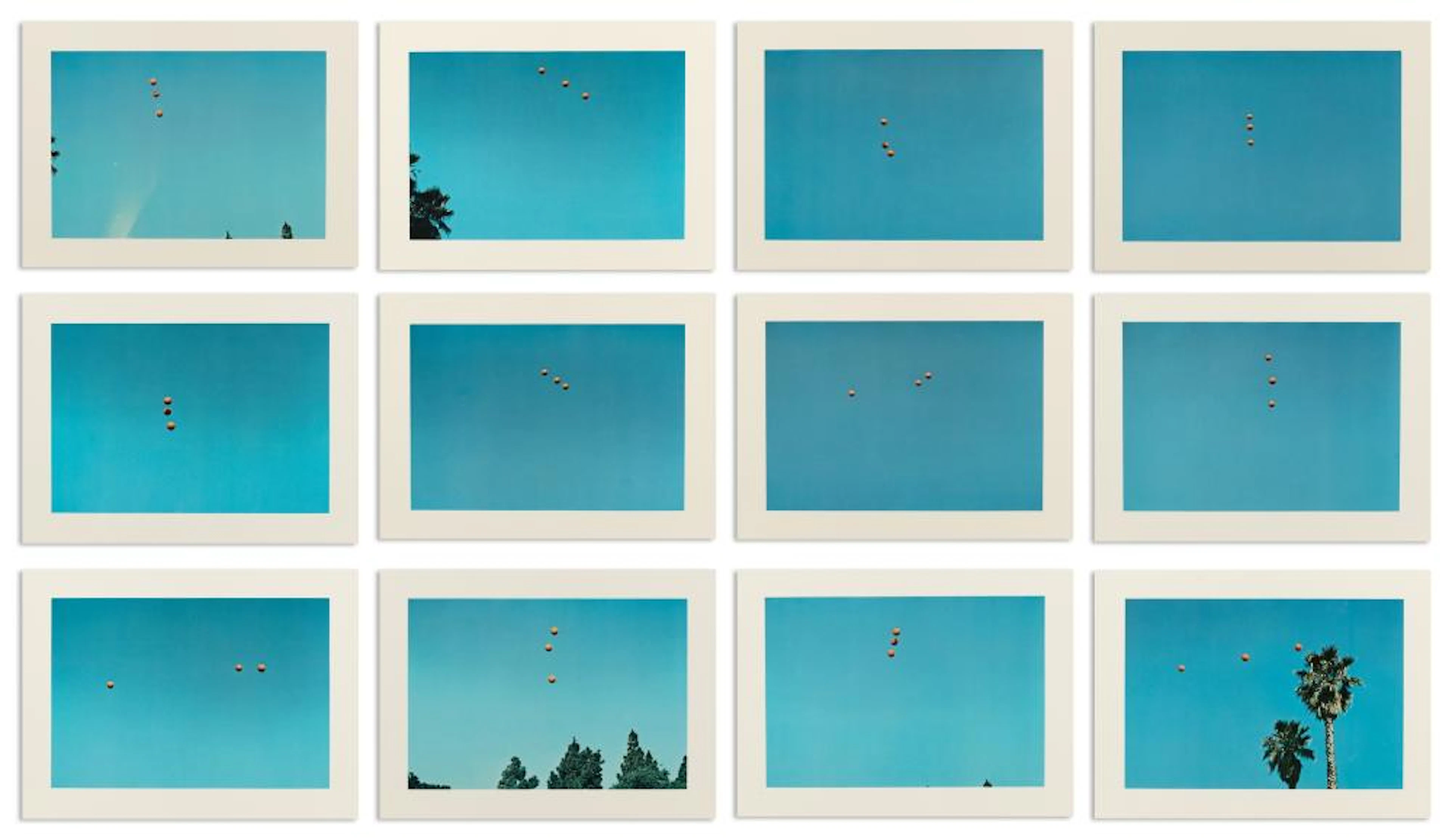 Baldessari John - Throwing three balls in the air to get...