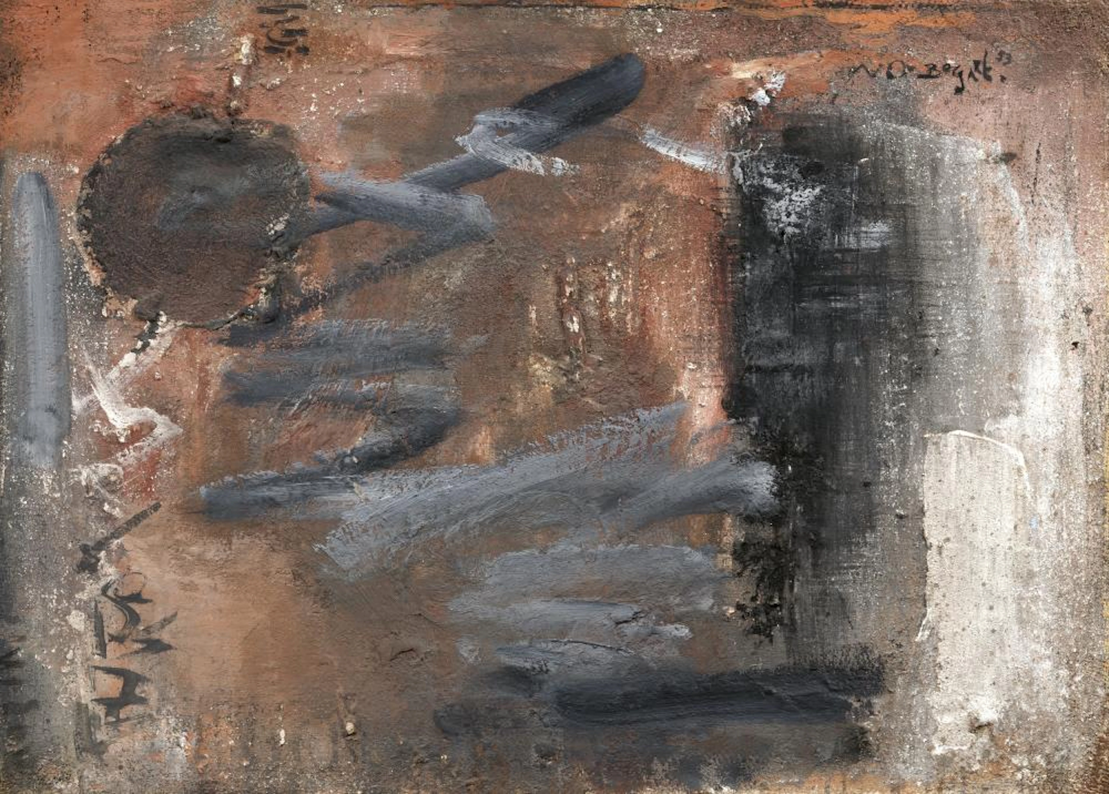 Bogart Bram - Composition brun noir (1953)