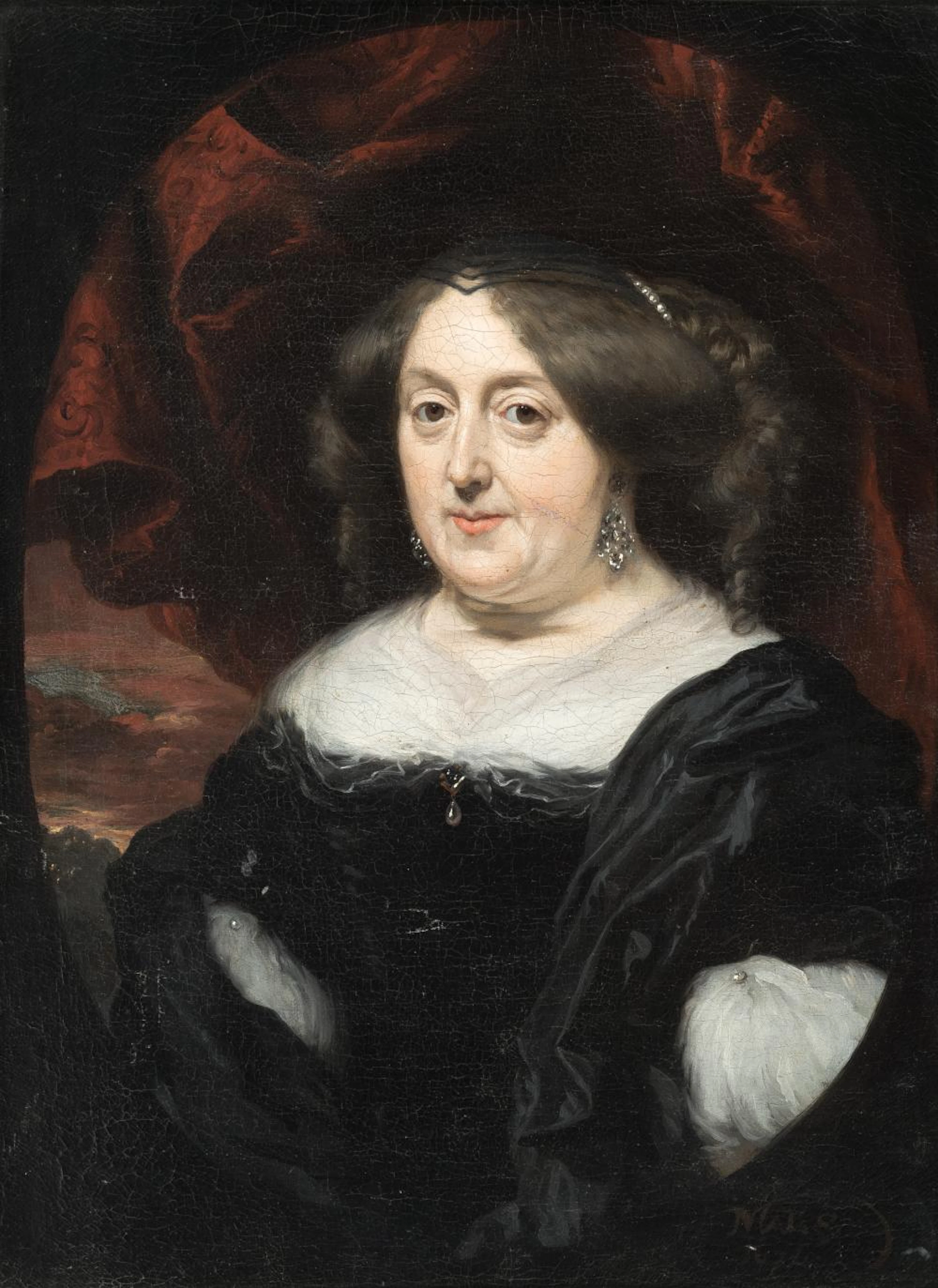 Maes Nicolaes - Portrait of a Lady (1676)