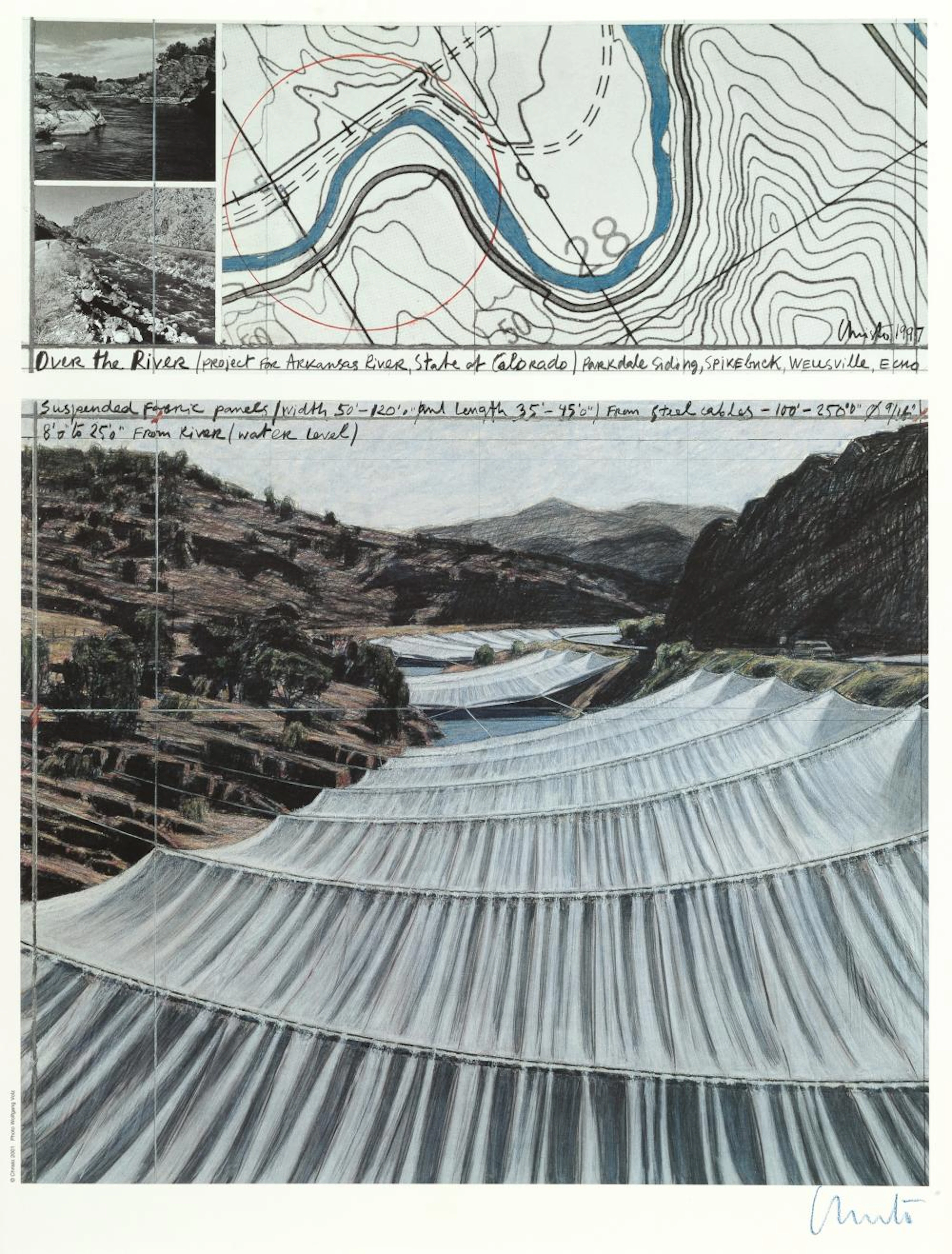 Christo - Over the River (Project for Arkansas River