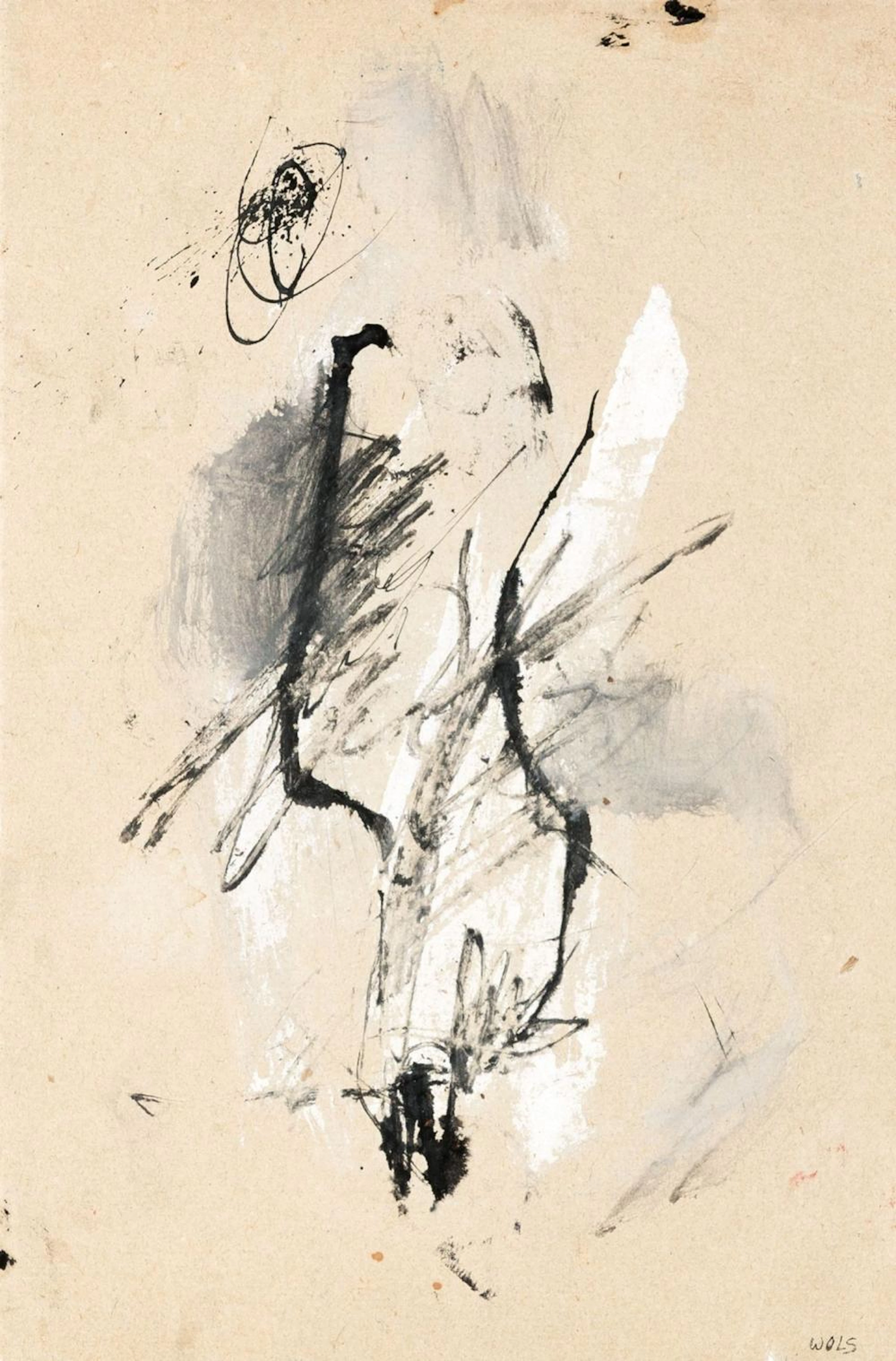 Wols (Wolfgang Schulze) Otto (1913 - 1951) Germany - Essay nerveux (1947)