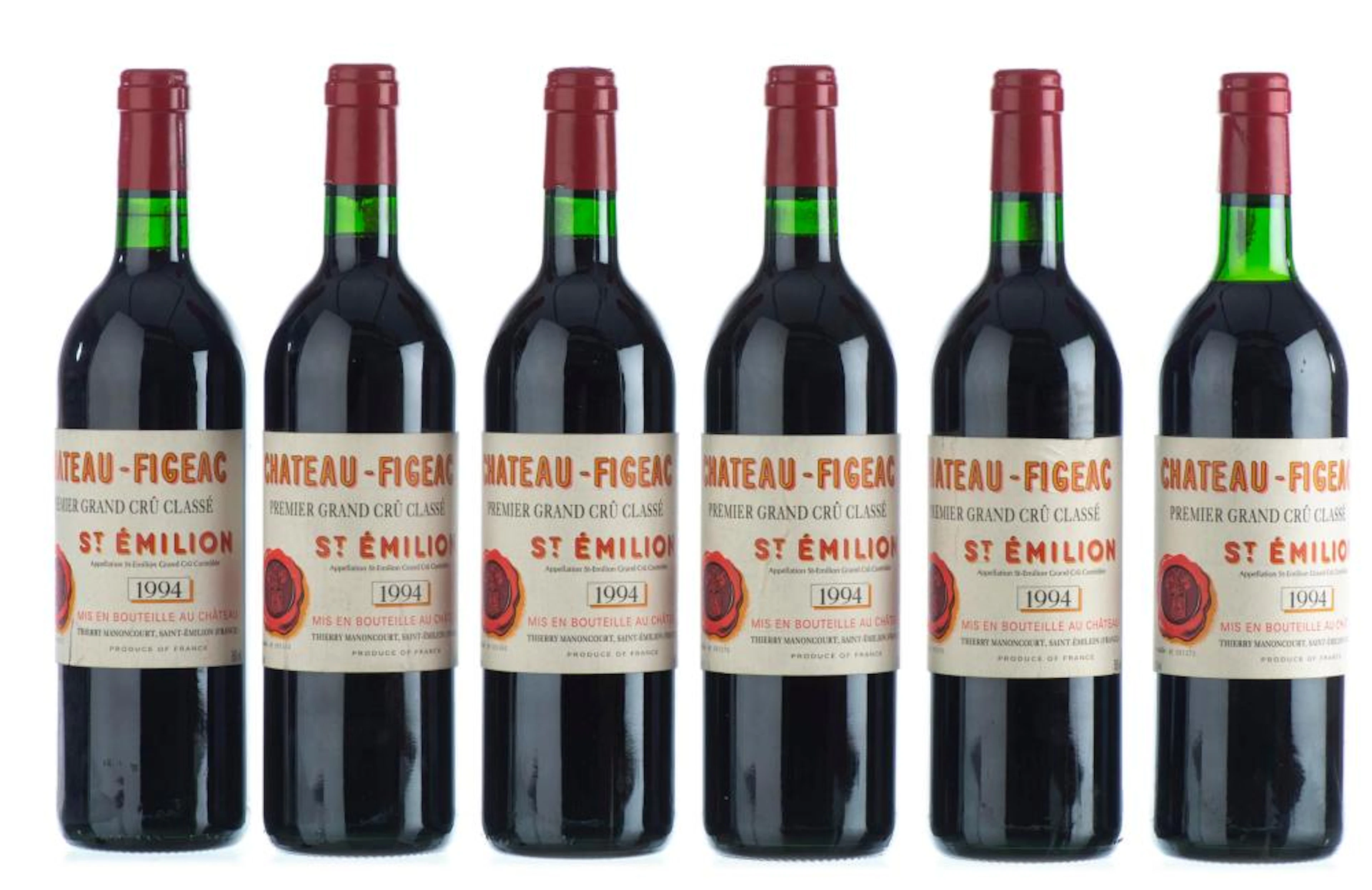 CHATEAU FIGEAC Premier grand cru Saint-Emilion, Thierry Manoncourt 1994, 6 bts