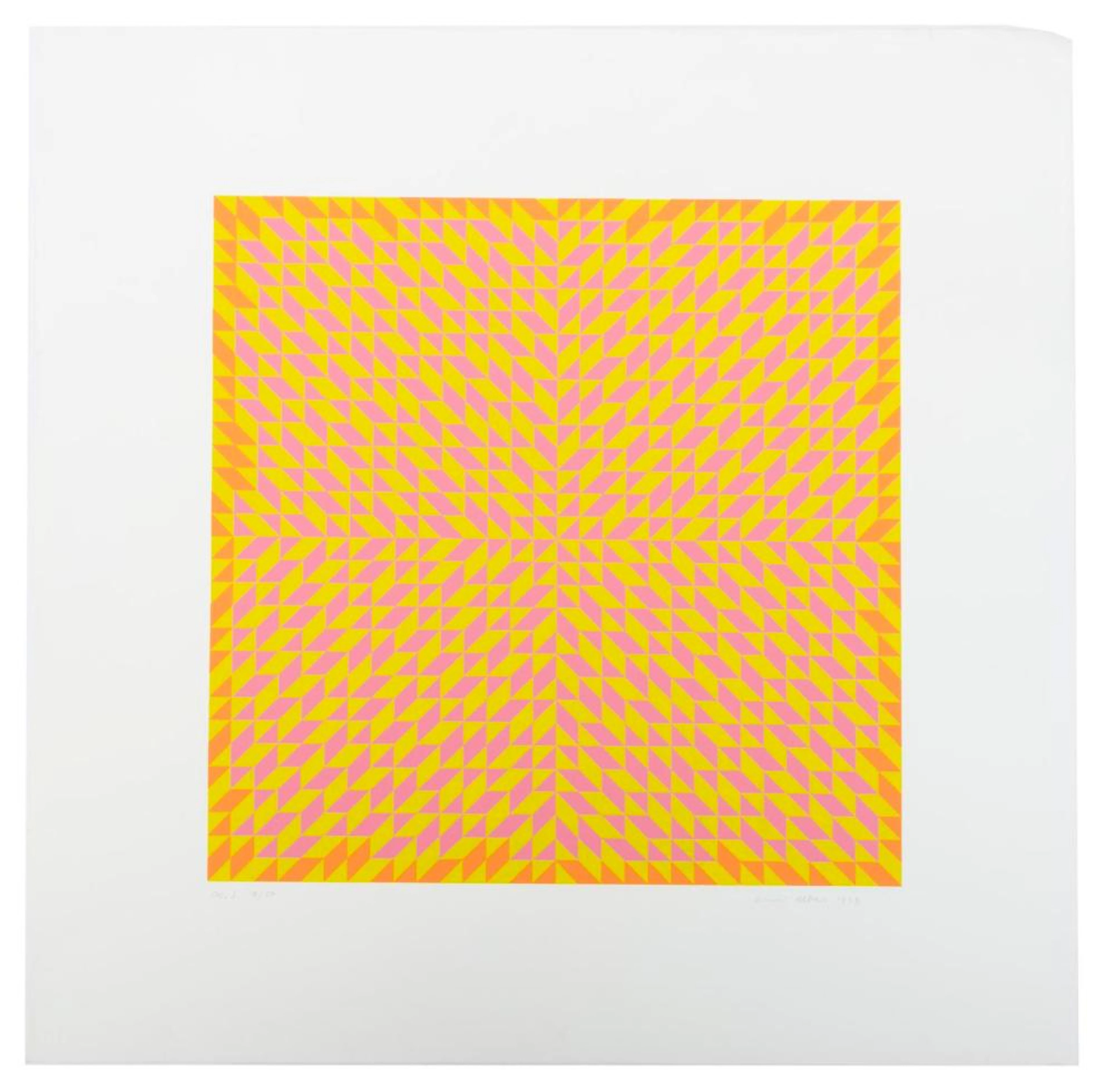 Anni ALBERS (1899-1994), Do I, sérigraphie couleur
