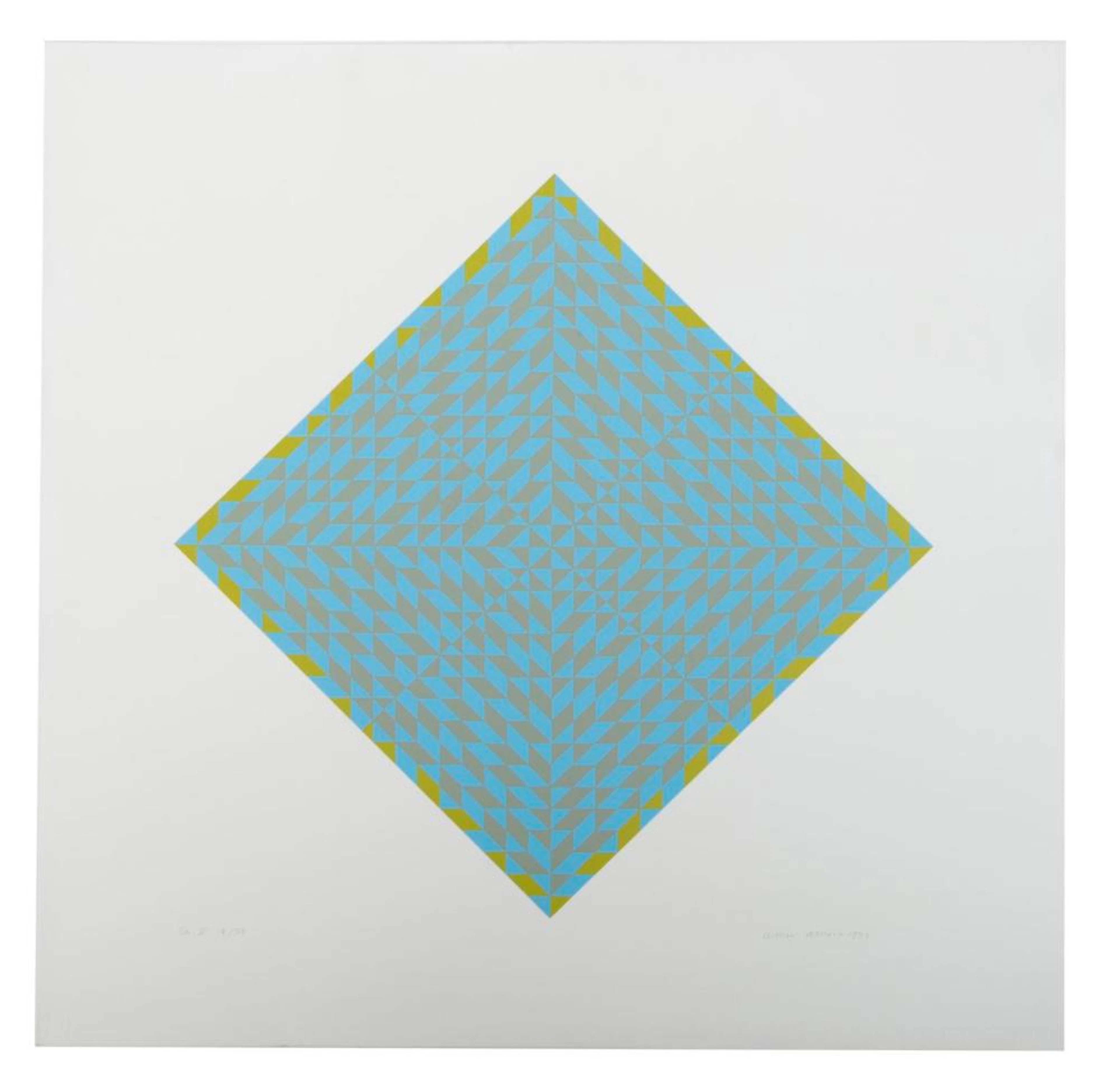Anni ALBERS (1899-1994), Do V, sérigraphie couleur