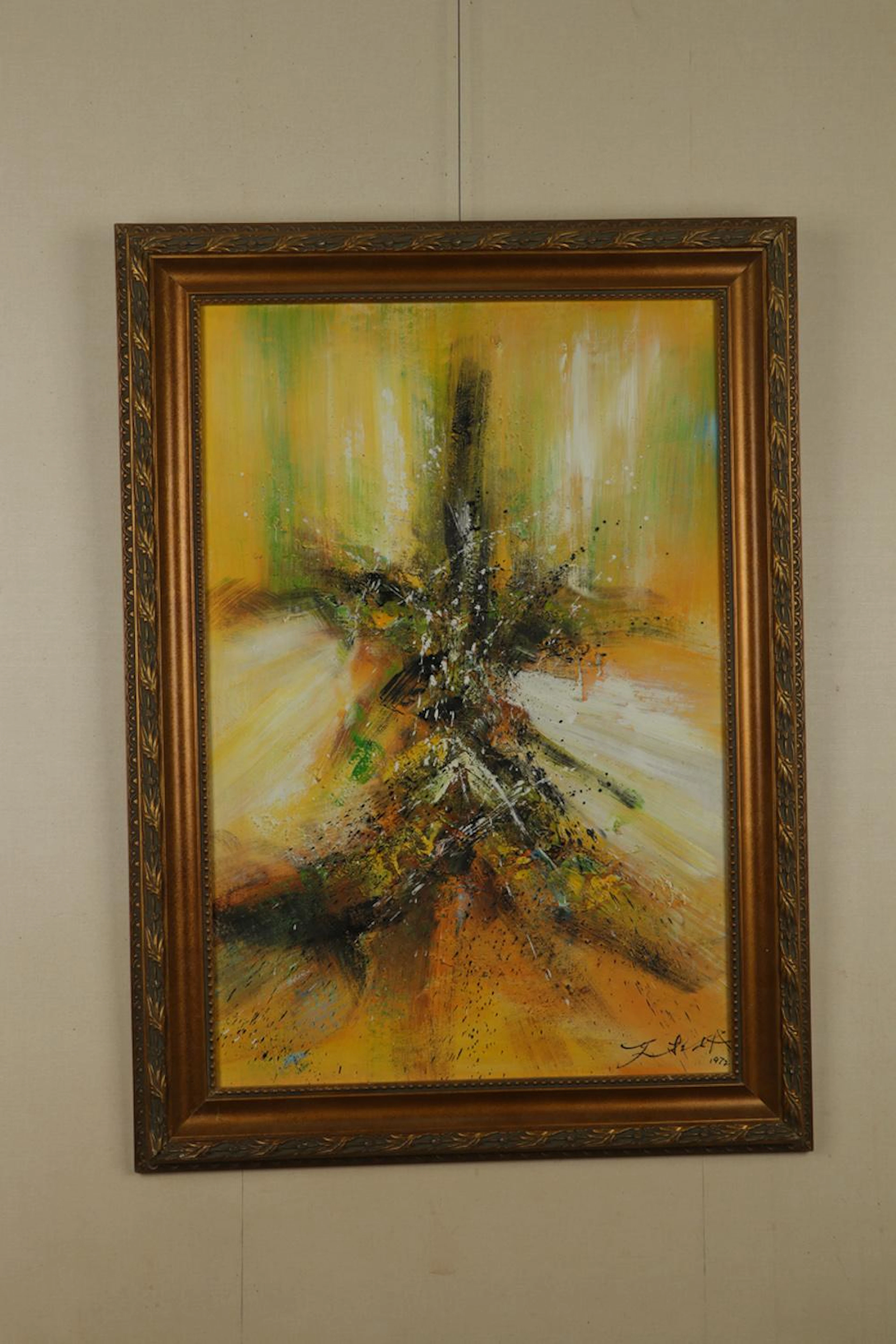 Chinese Oil Paiting, After Zao Wou-Ki