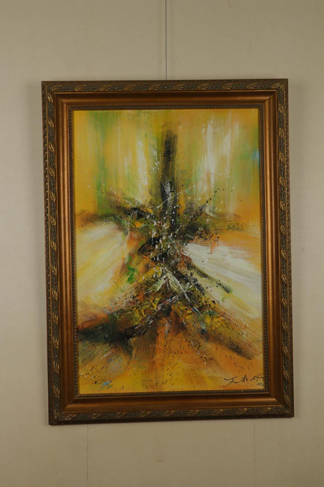 Chinese Oil Paiting, After Zao Wou-Ki