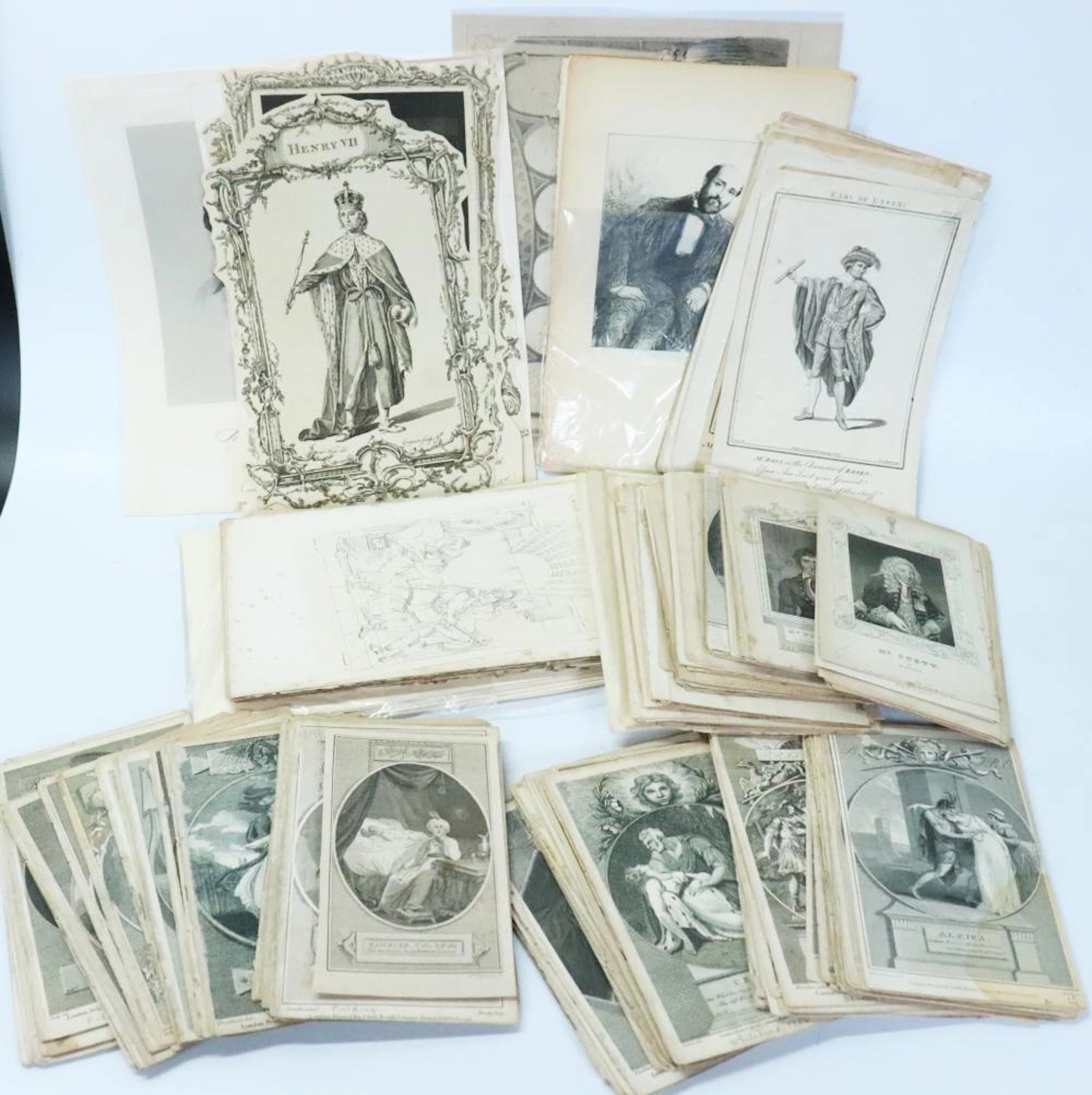 200+ British 18th C Theater Engravings & More