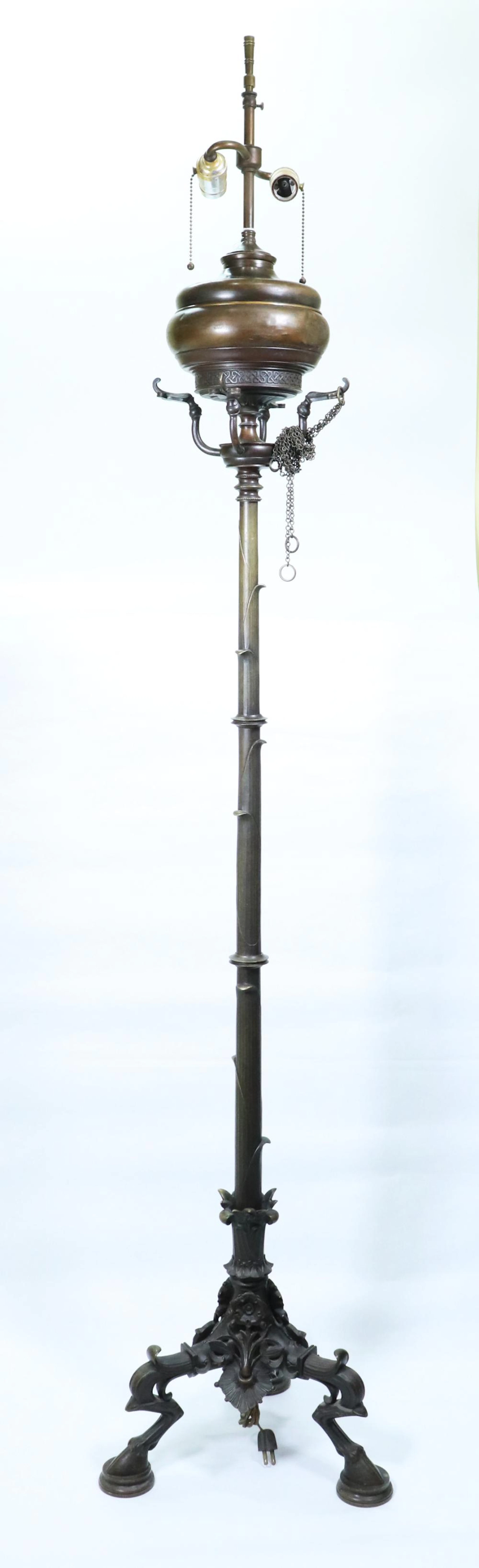 Sotheby's: Aesthetic Movement Bronze Floor Lamp