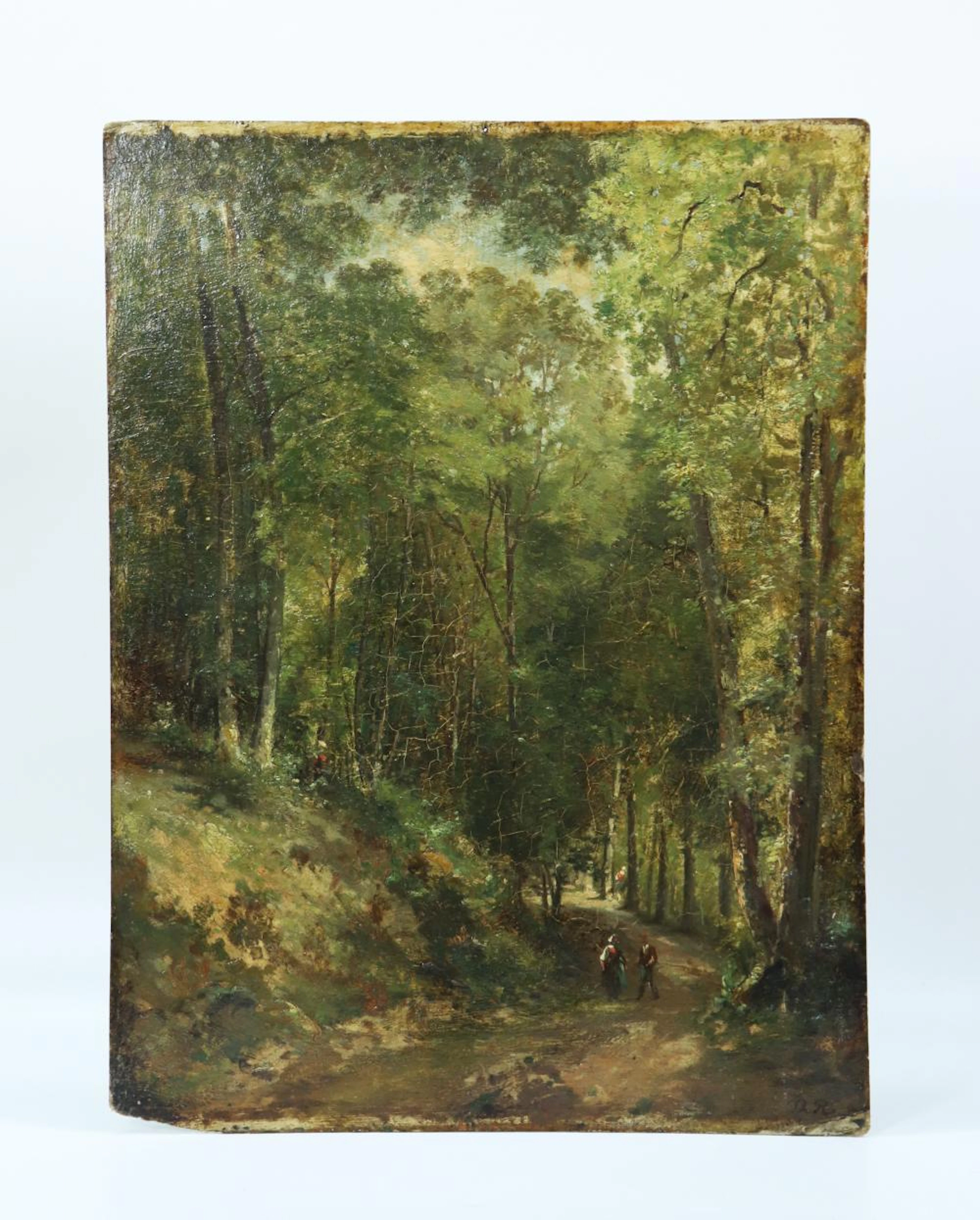 Theodore Rousseau; Oil on Board; Landscape