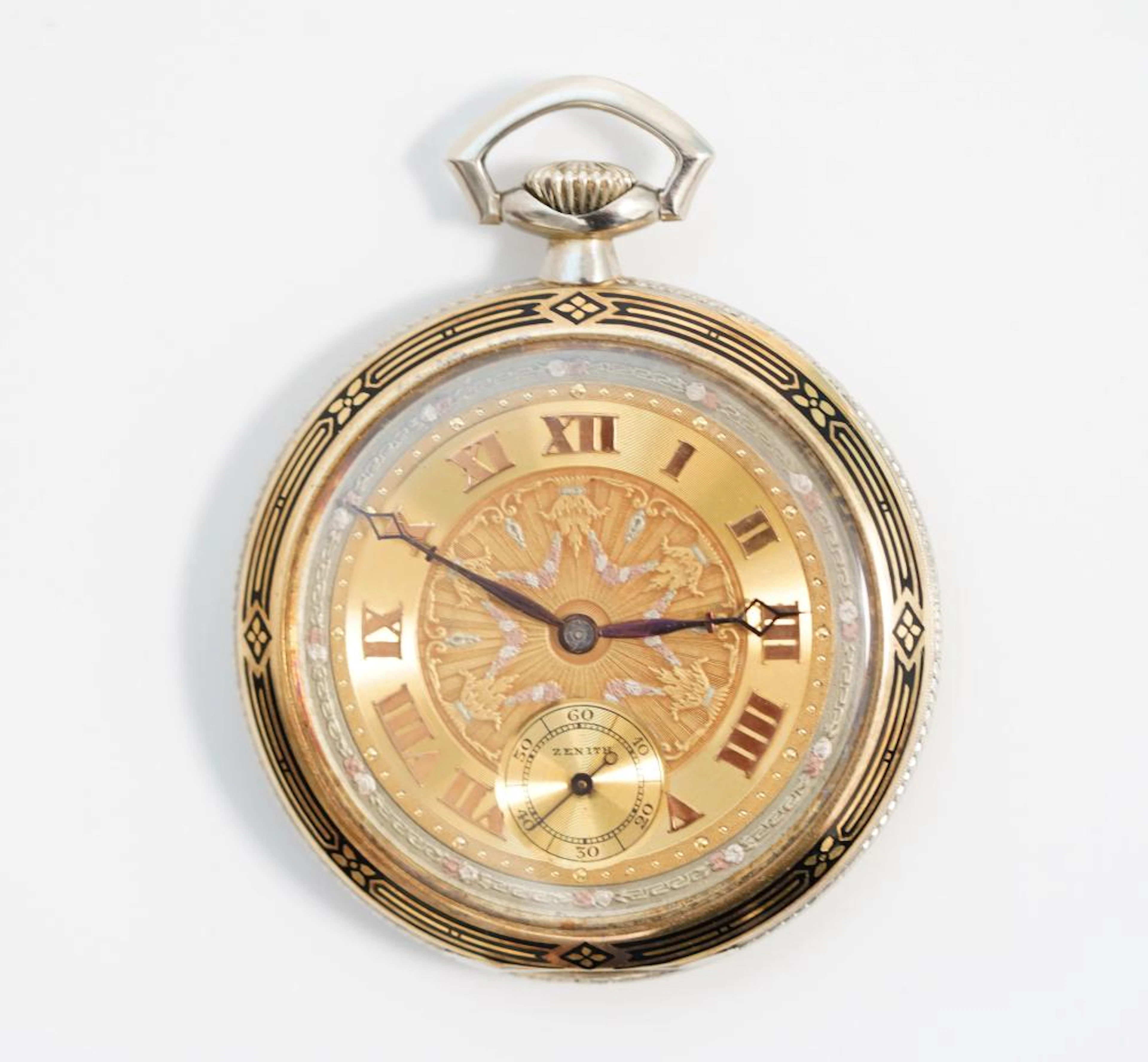 Zenith Men's Pocket Watch 18K Gold Case