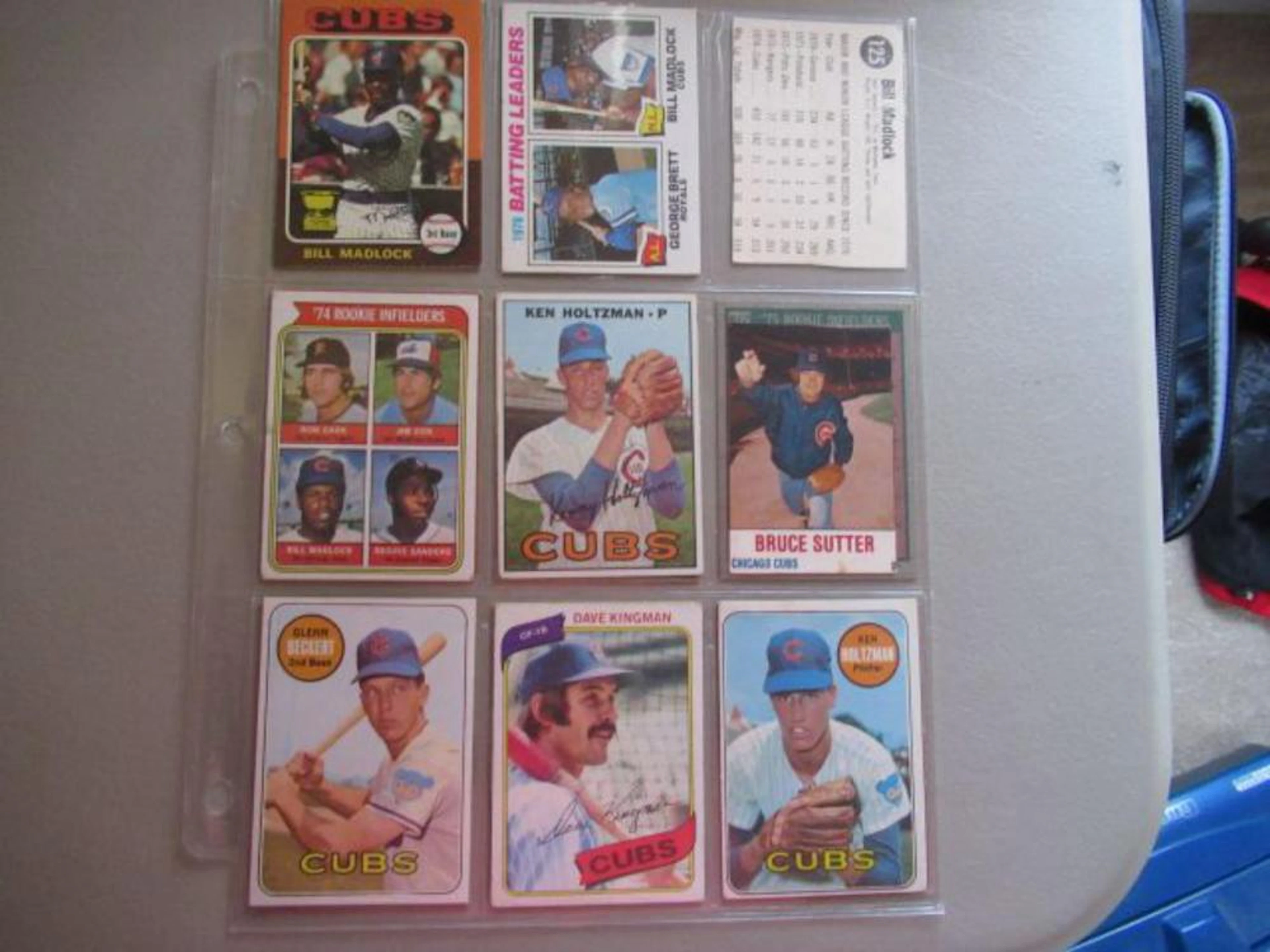 17 TOPPS Chicago Cubs Baseball most 1970-1980