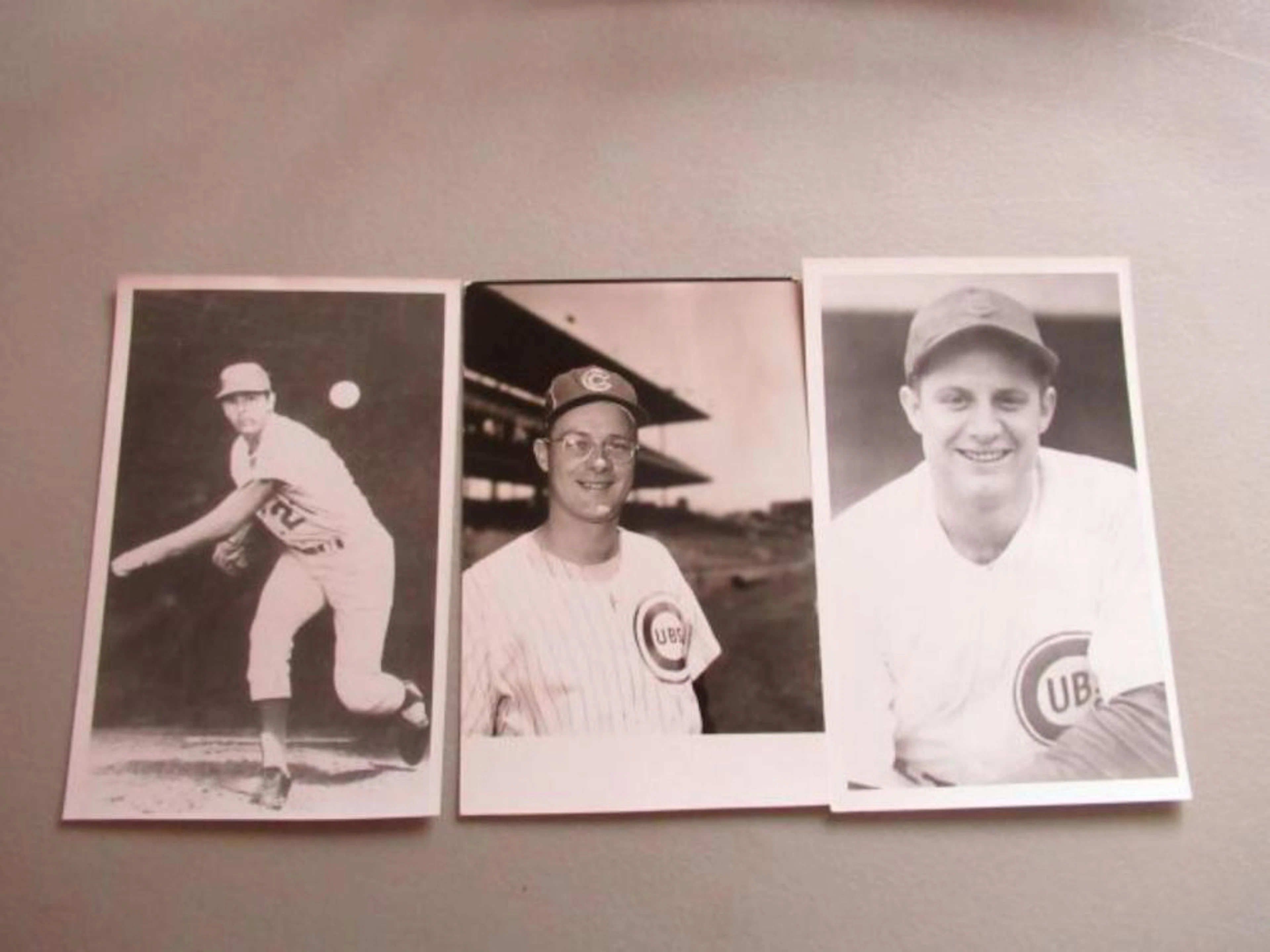 Cubs Brewer, Brosnan, Burgess Post Cards