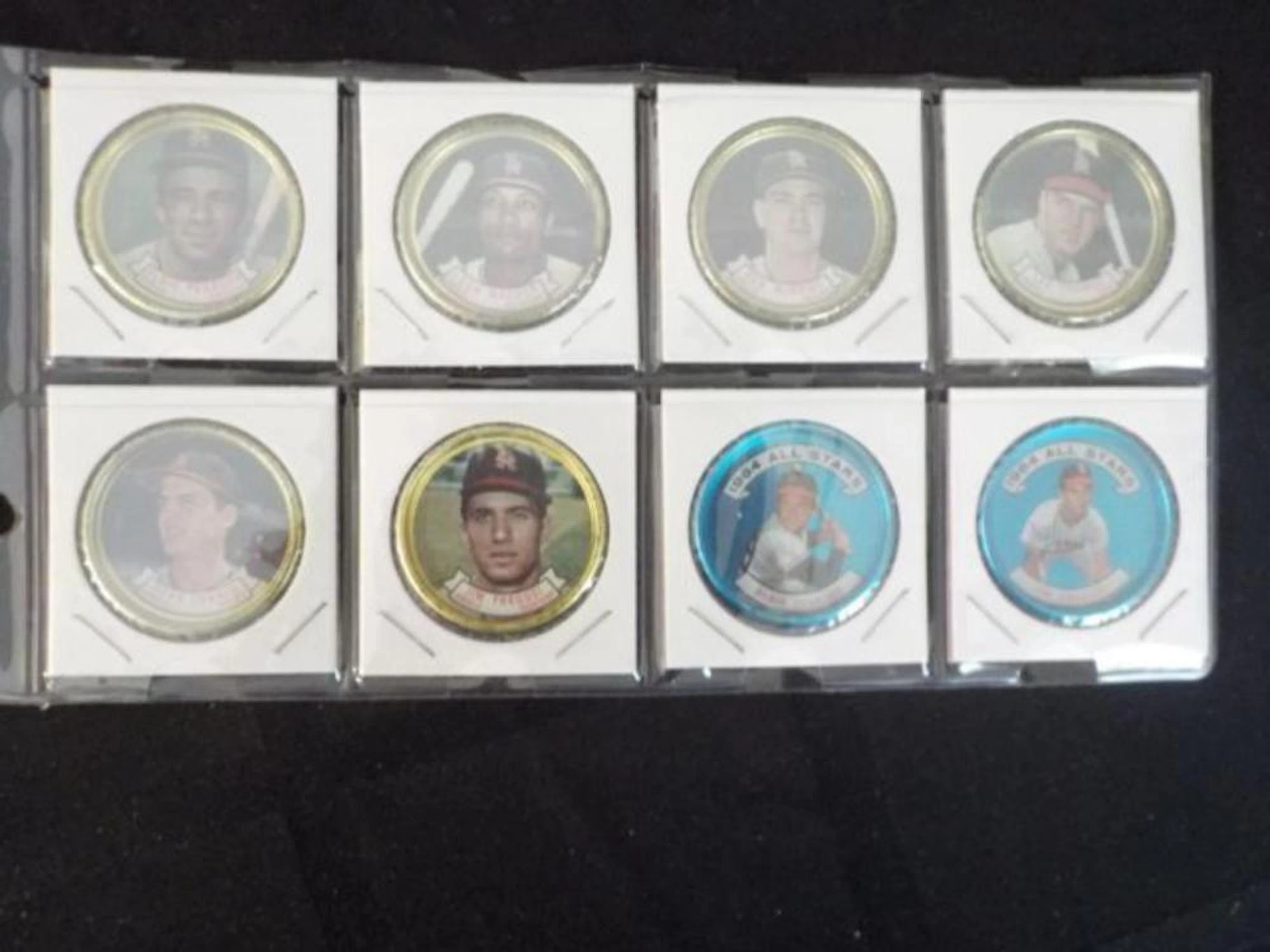 1964 TOPPS Coins 8 LA Angels beautiful