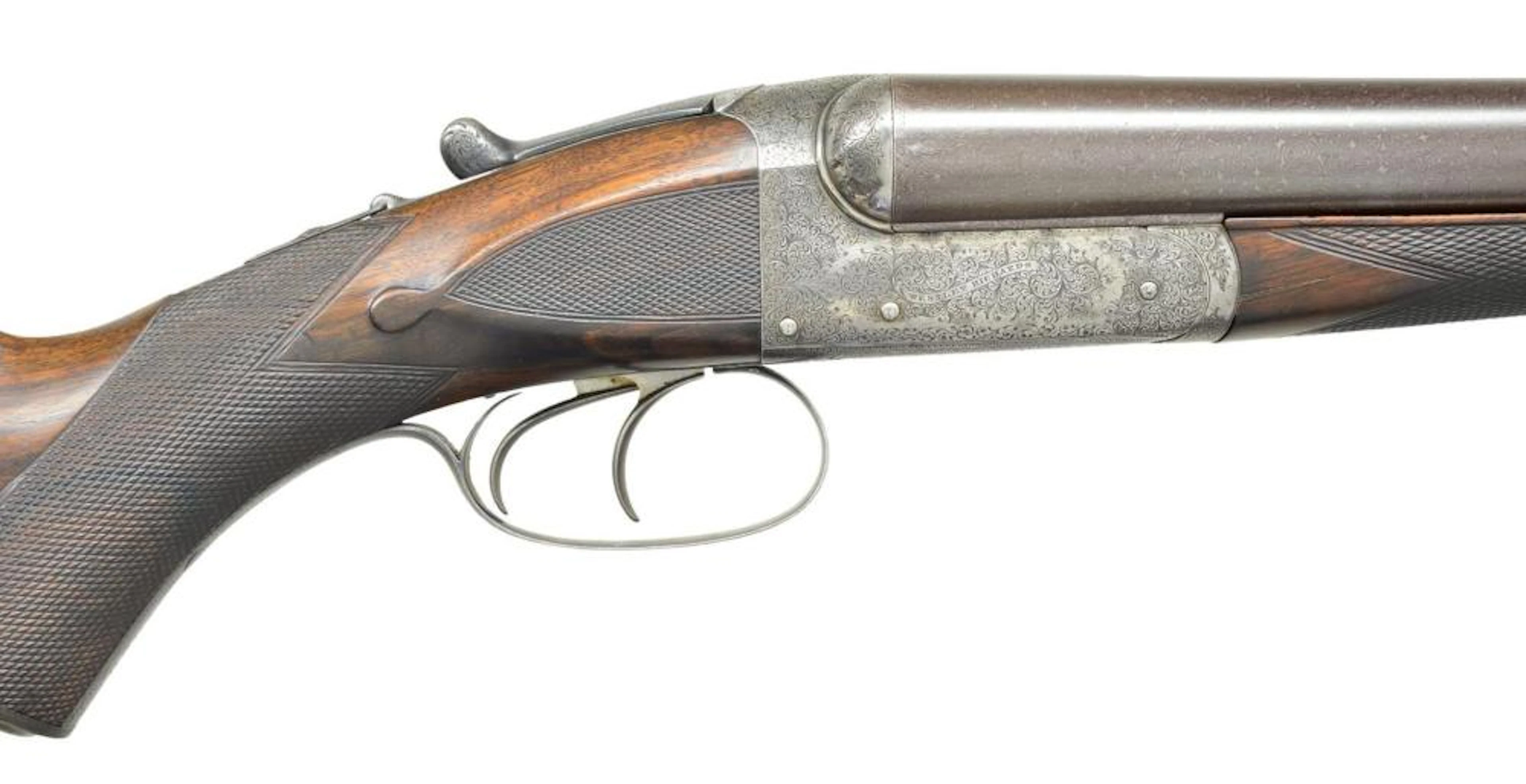 GOOD 577 BPE BOXLOCK EJECTOR DOUBLE RIFLE BY