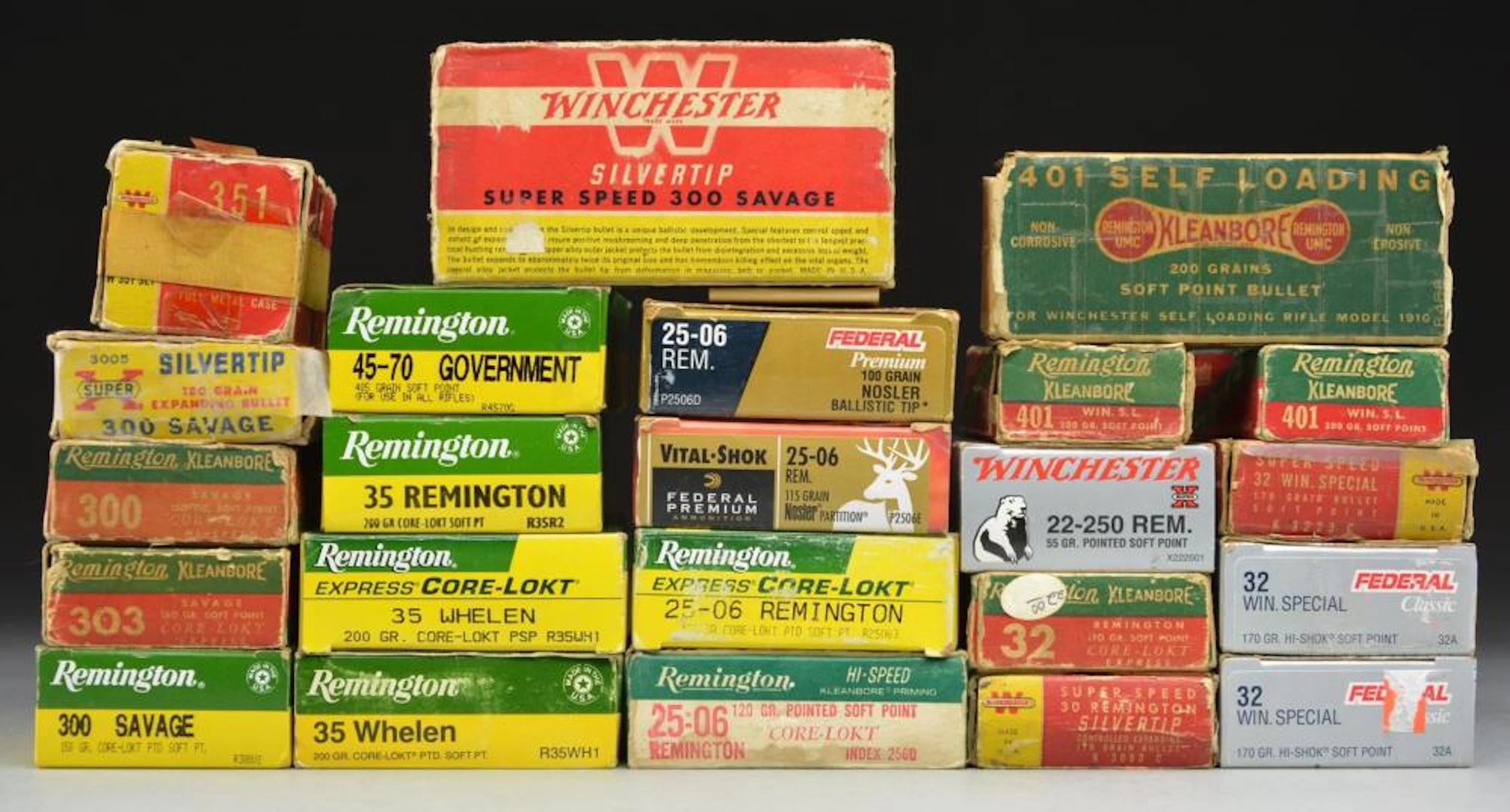 18+ BOXES OF RIFLE AMMO