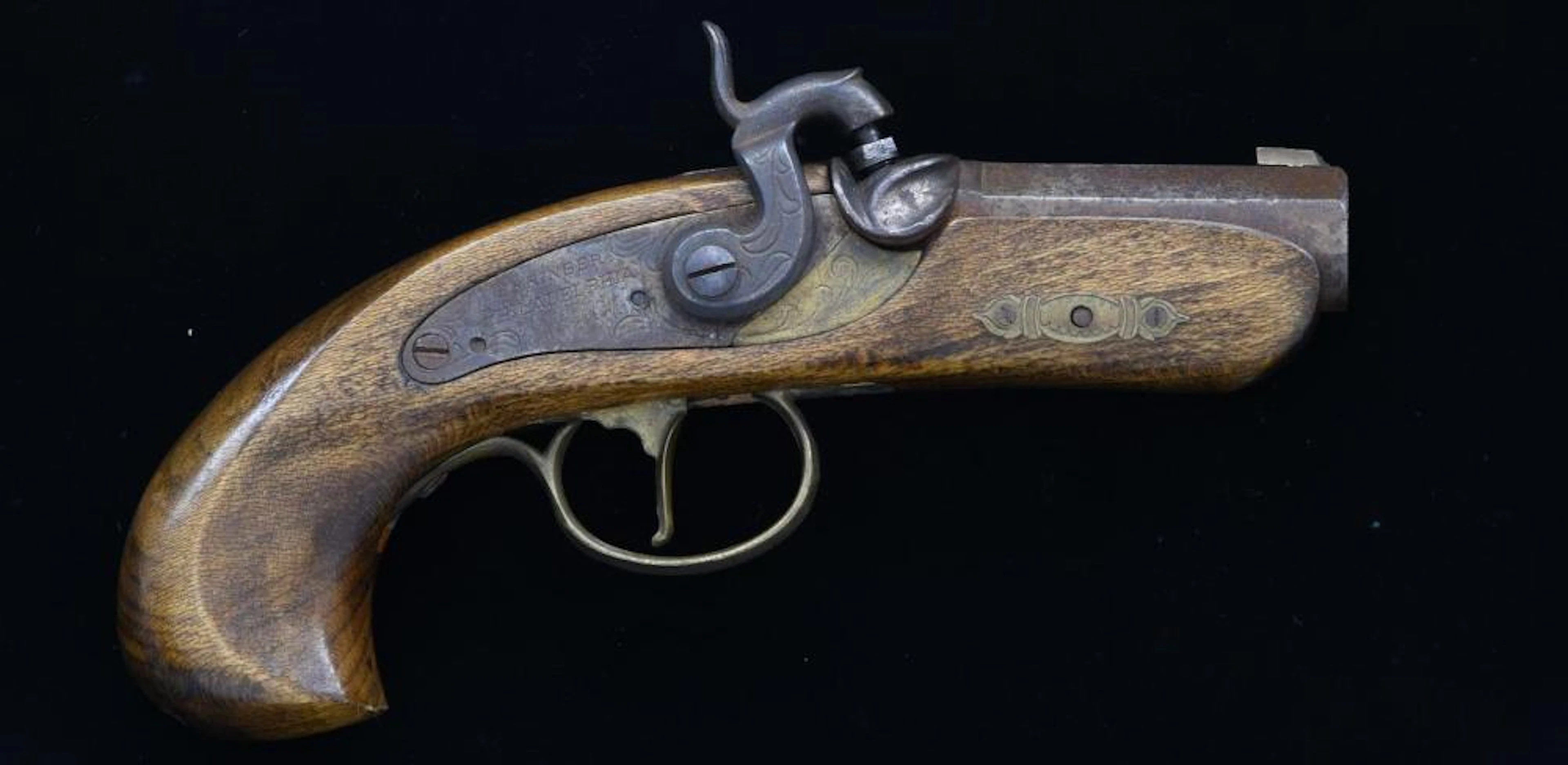 JUKAR PHILADELPHIA DERRINGER PERCUSSION PISTOL.