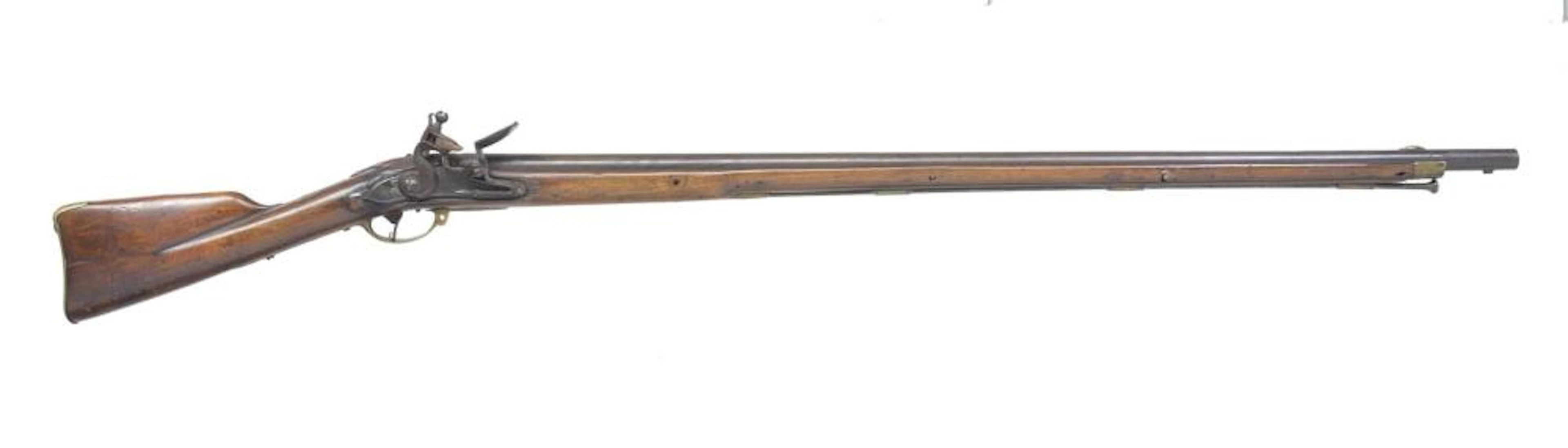 REVOLUTIONARY WAR DUTCH FLINTLOCK MUSKET MARKED