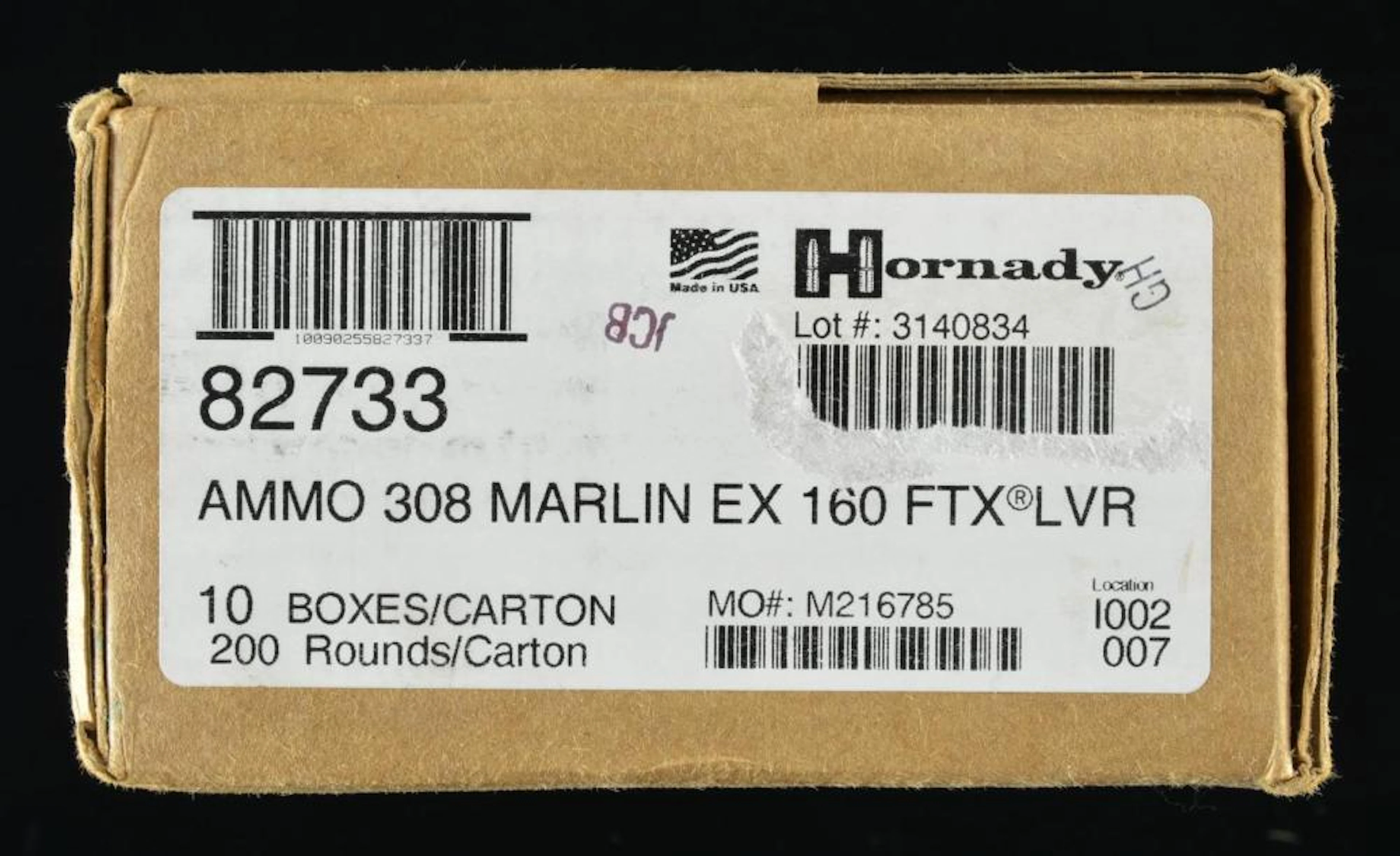 200 RDS OF HORNADY LEVEREVOLUTION 308 MARLI