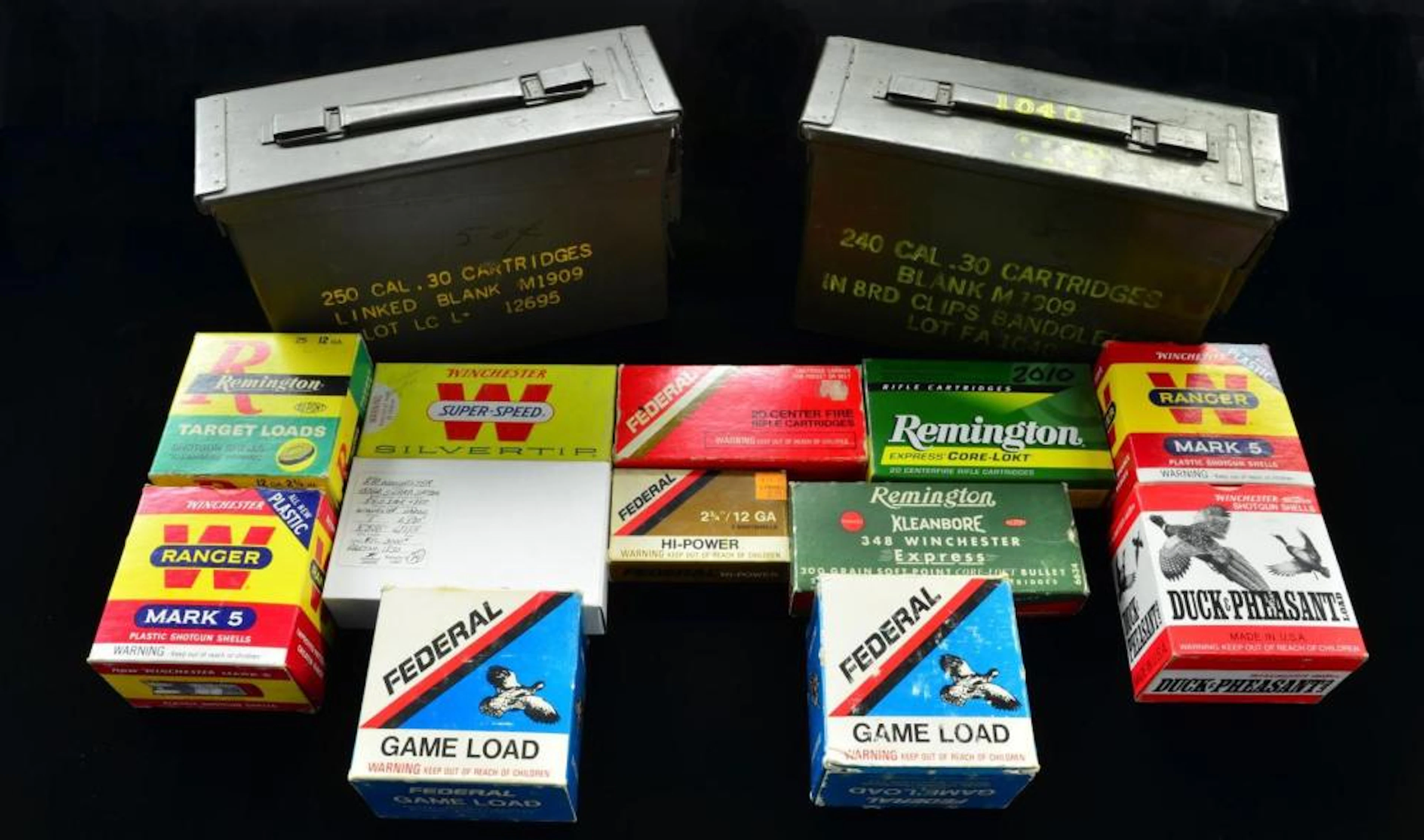ASSORTED RIFLE & SHOTGUN AMMUNITION.
