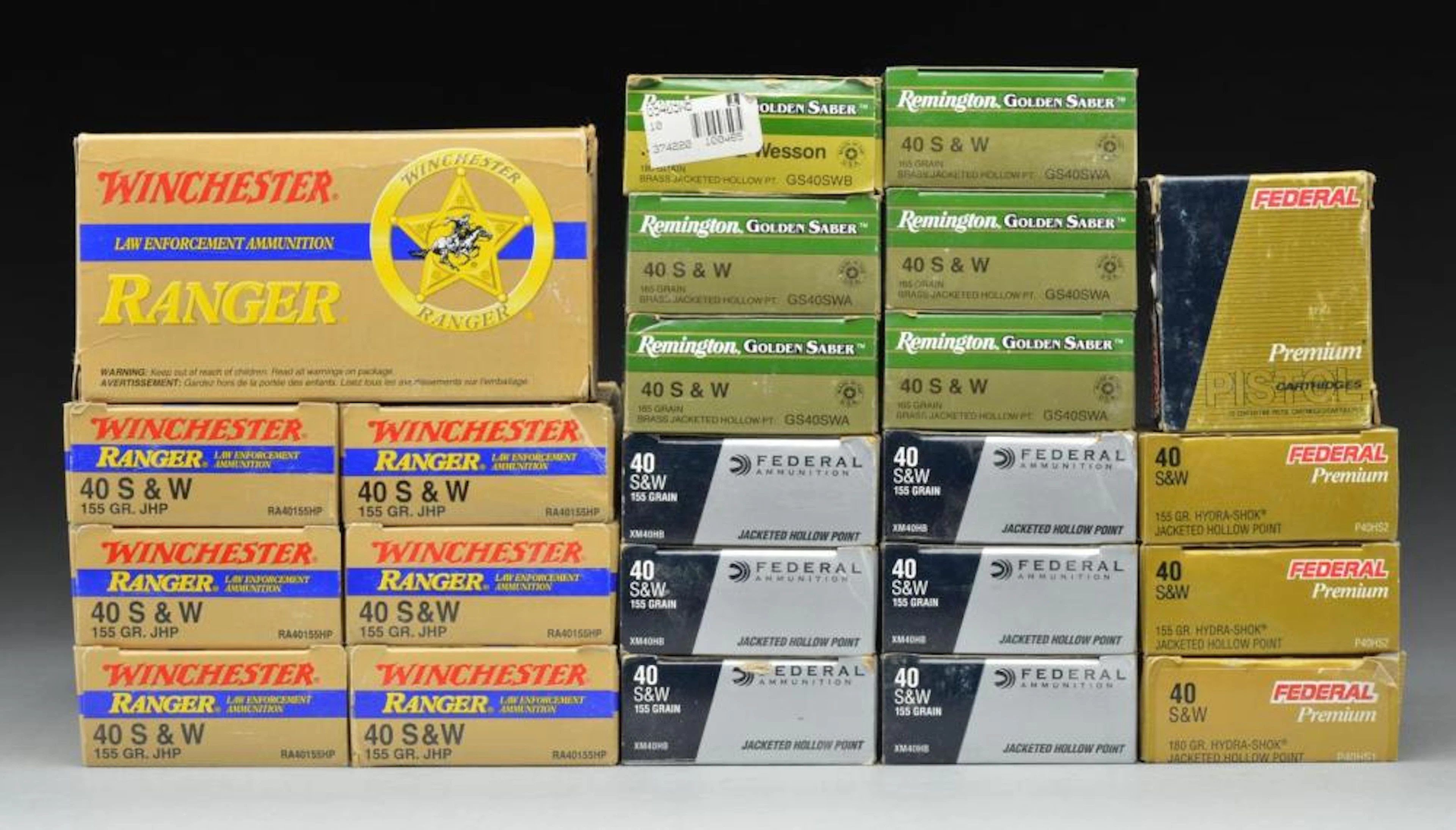 790+ RDS. OF 40 S&W AMMO.