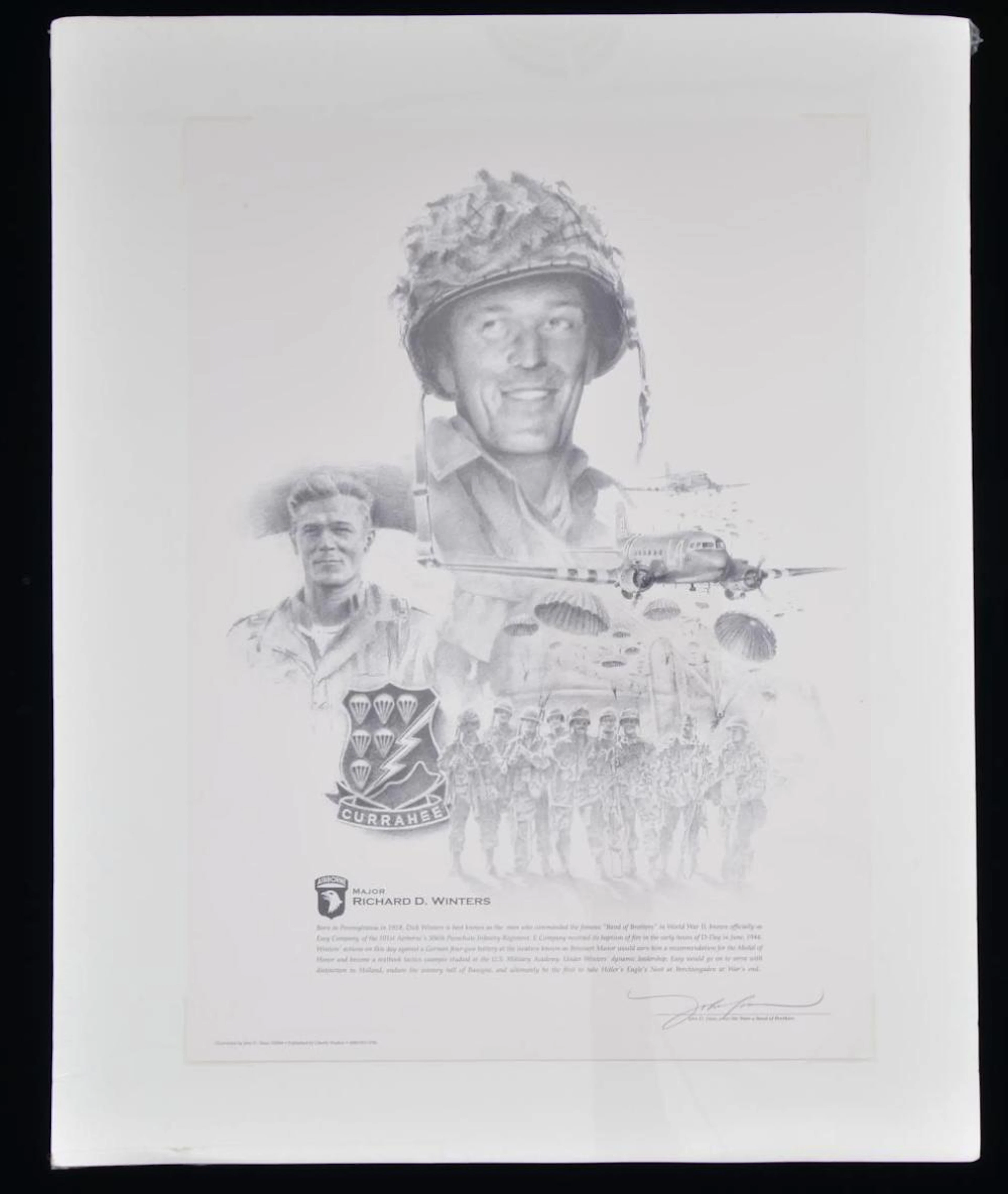 LOT OF 5 WW2 PRINTS.