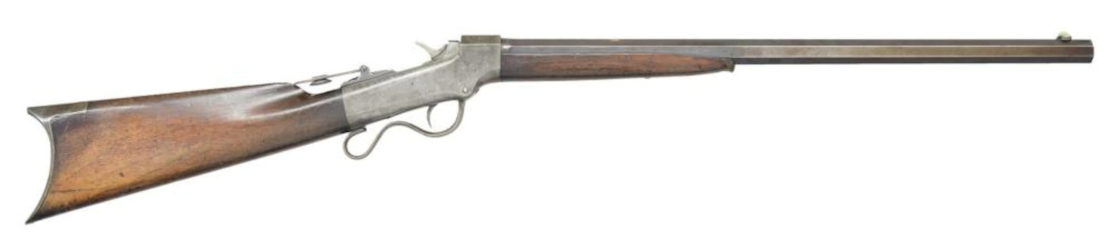 JM MARLIN BALLARD NO. 3 GALLERY SINGLE SHOT RIFLE.