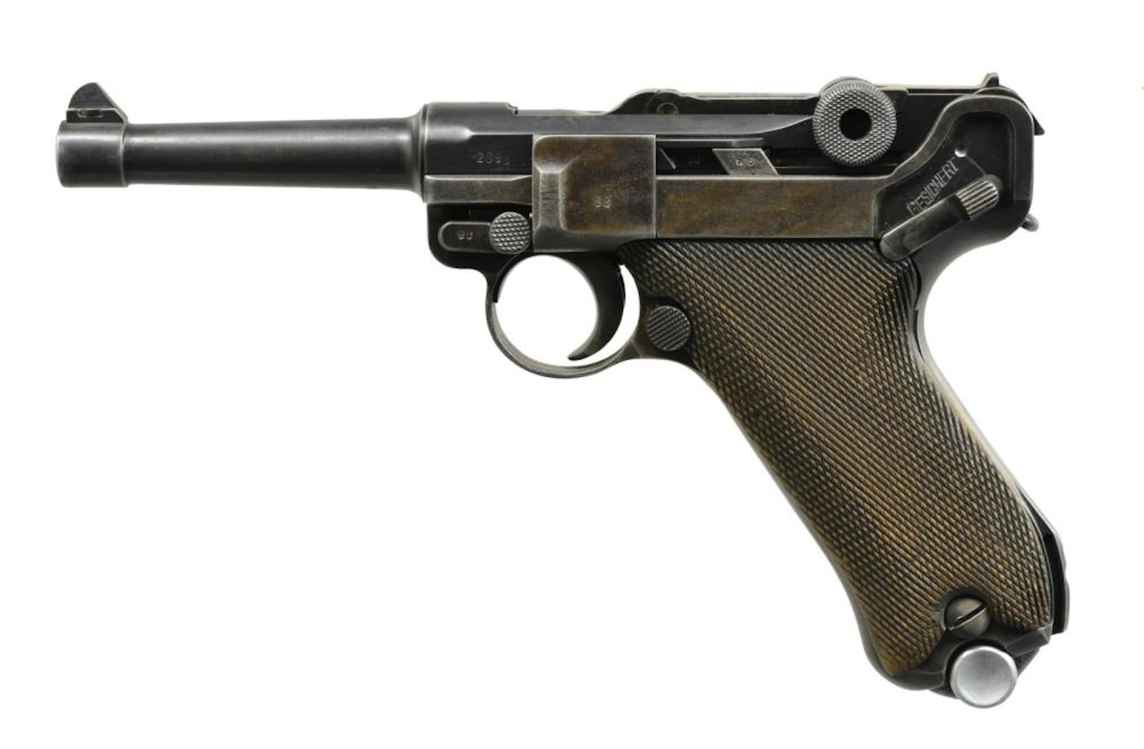MAUSER S/42 CODE G DATE LUGER SEMI AUTO PISTOL.