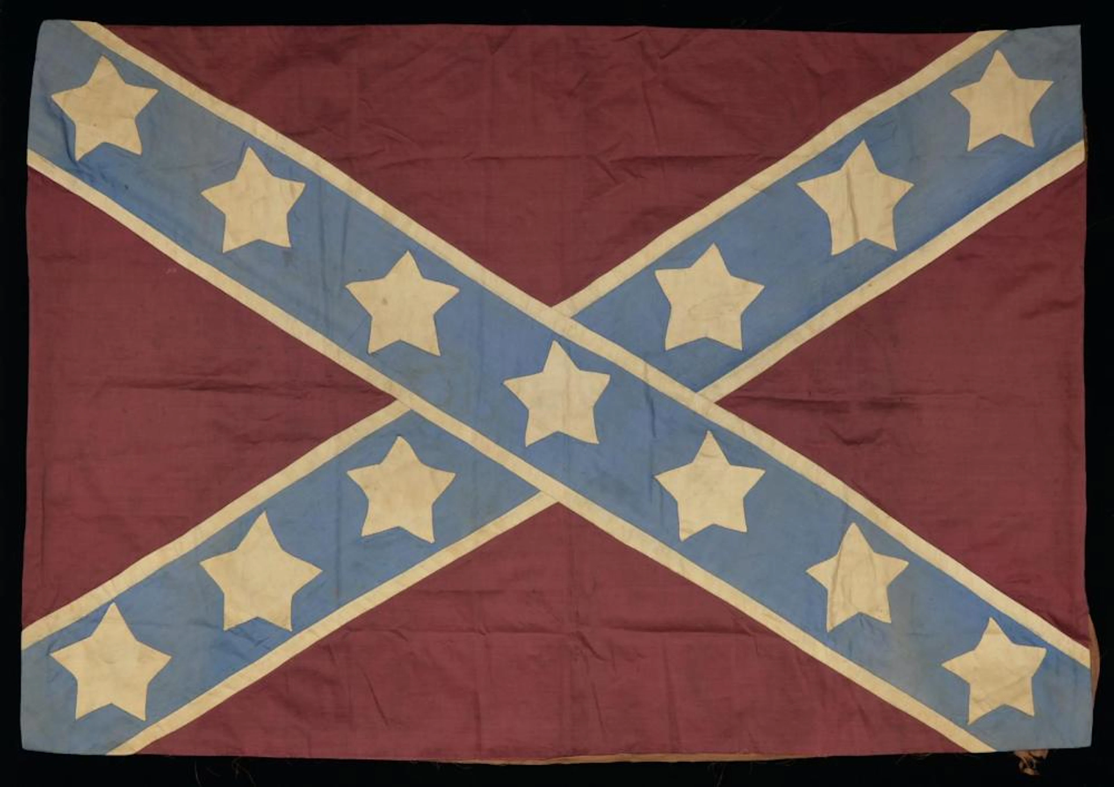 CONFEDERATE SAINT ANDREWS CROSS BATTLE FLAG.