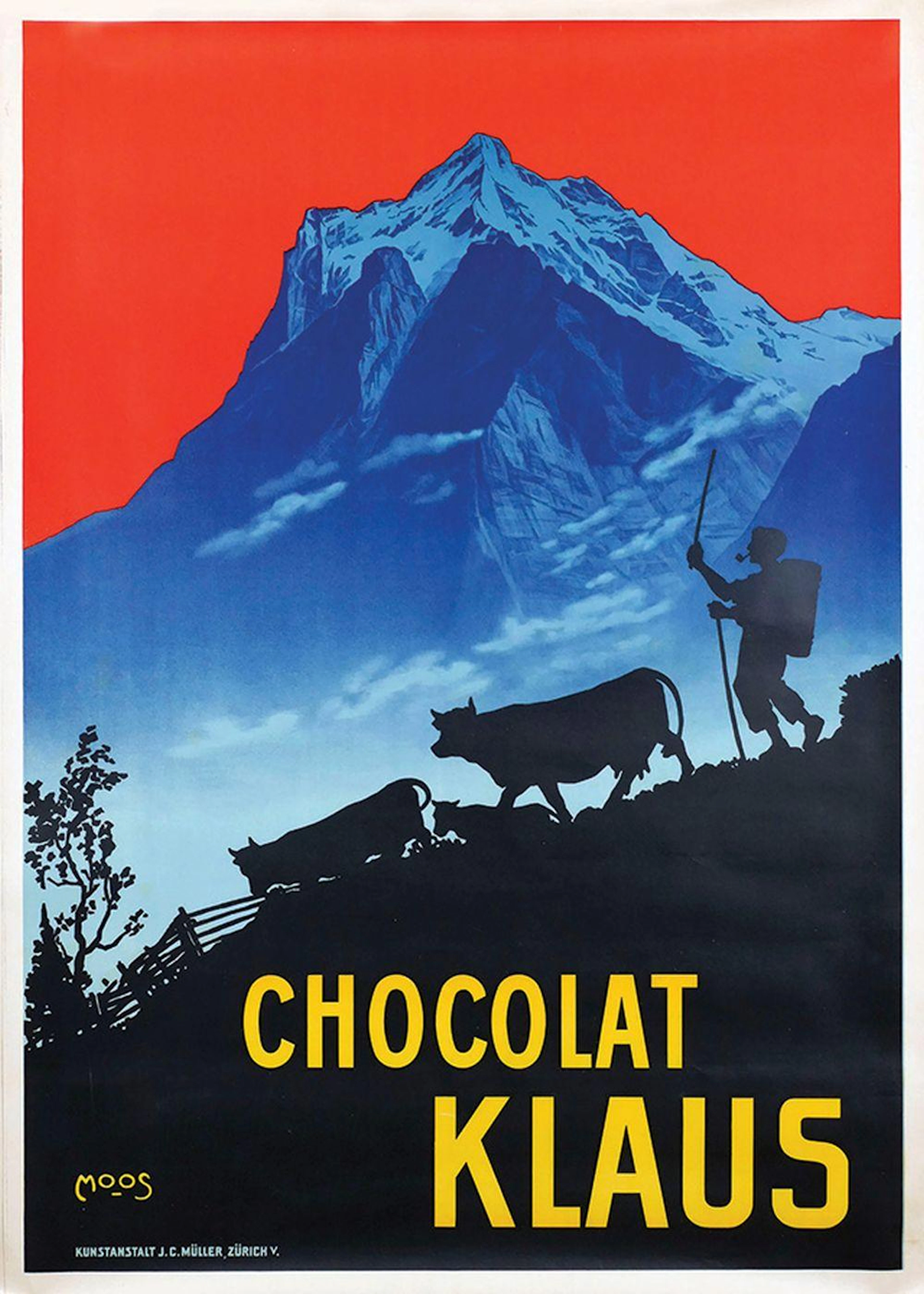 Poster by Carl F. Moos - Chocolat Klaus
