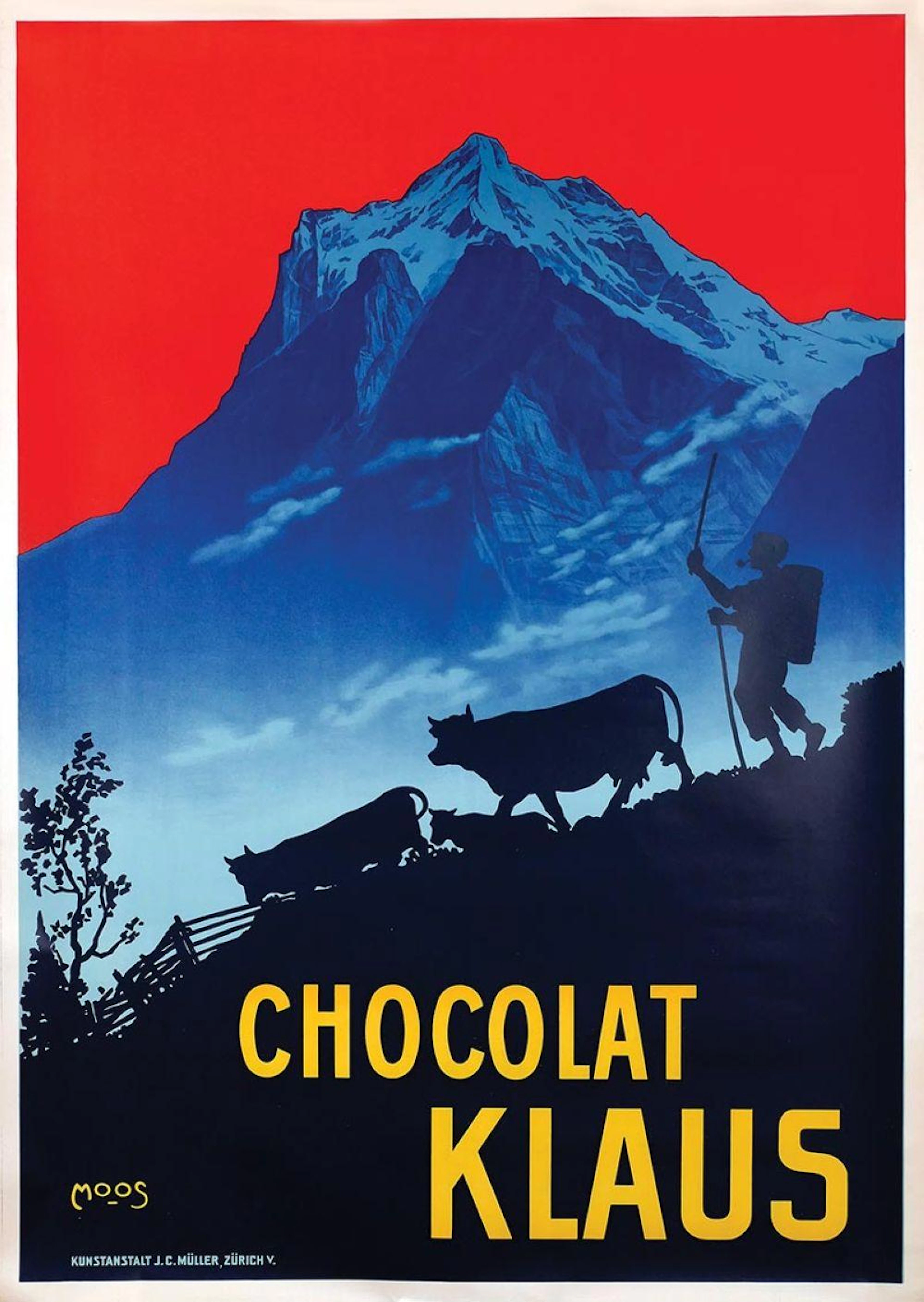 Poster by Carl F. Moos - Chocolat Klaus