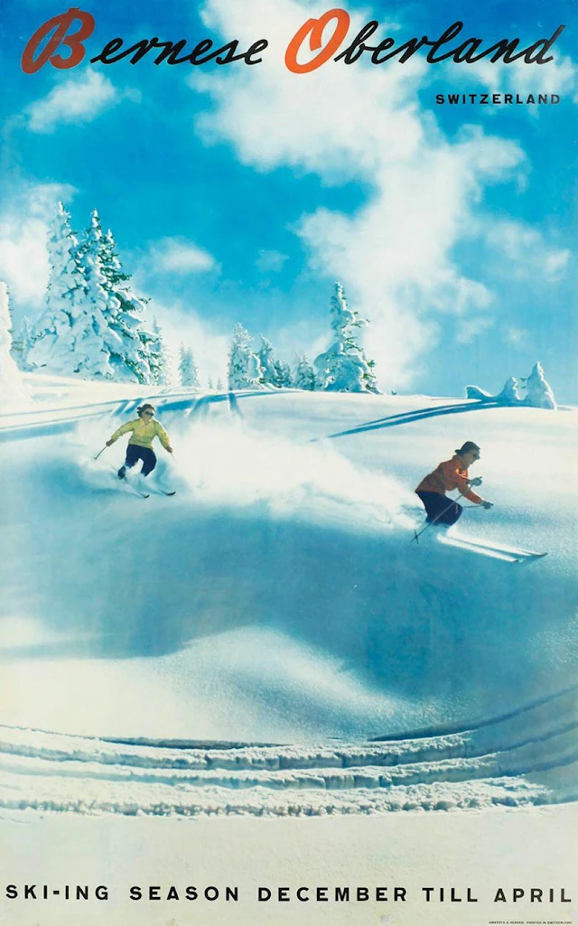 Poster by André Amstutz (1925-2013) & Walter Herdeg...