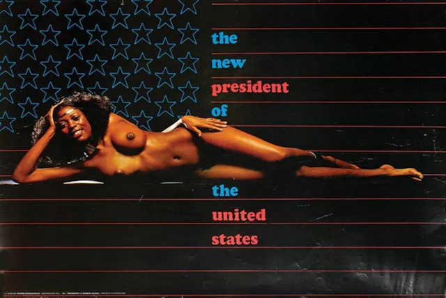 Poster by G. Adams (photo) - the new president of the united states