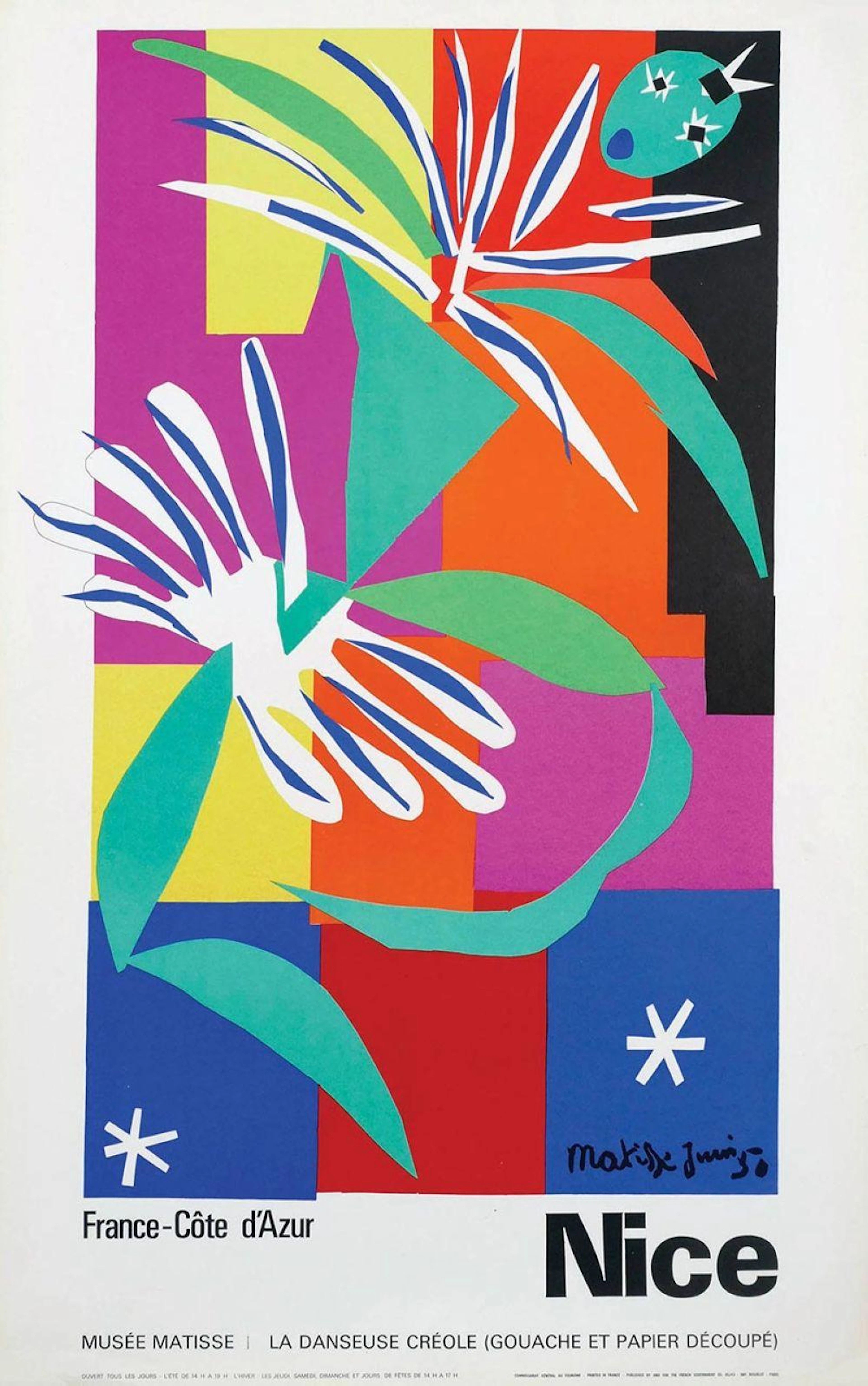 Poster by Henri Matisse - Nice France-Côte d'Azur