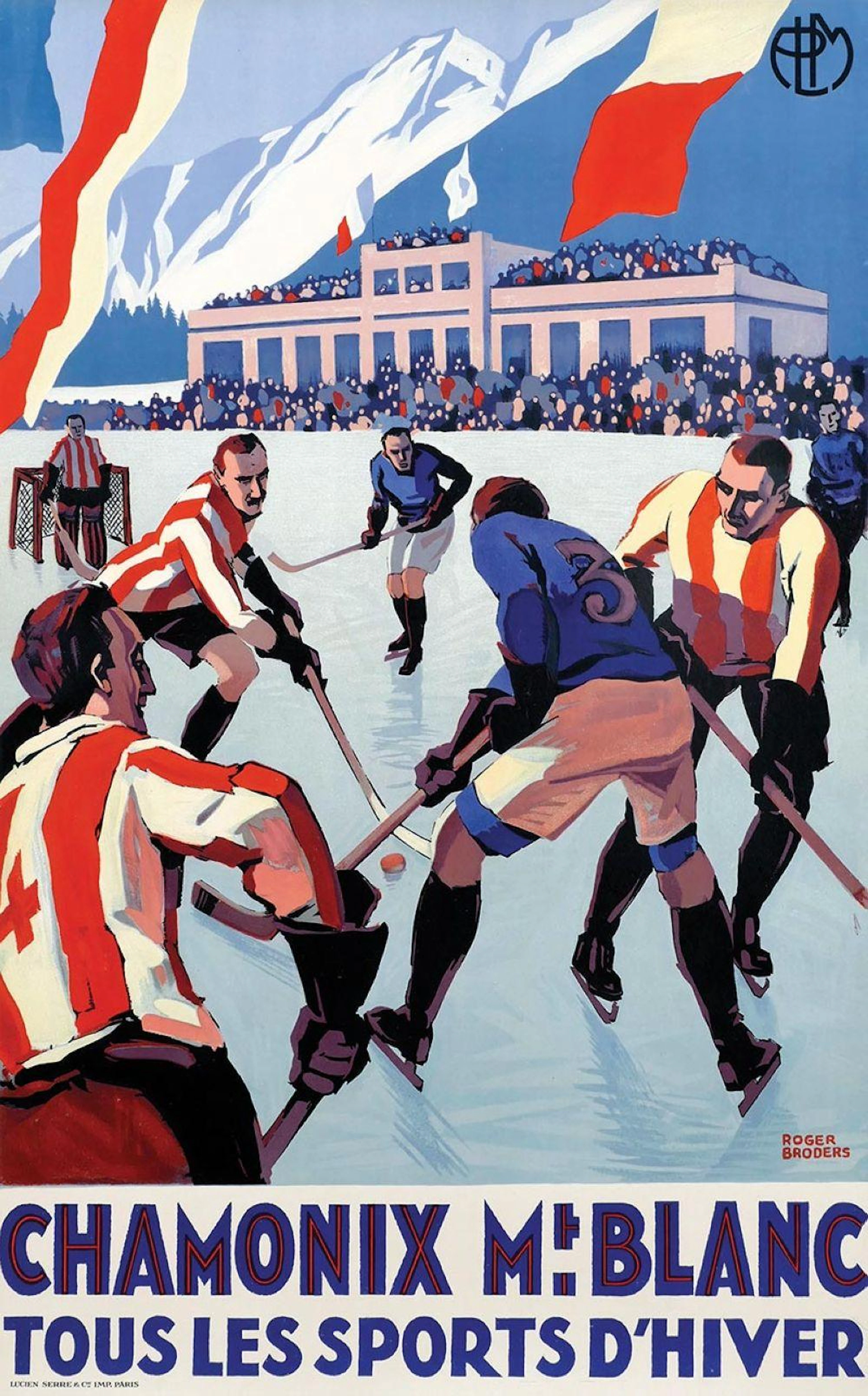 Poster by Roger Broders - Chamonix Mt. Blanc Tous les Sports D'Hiver