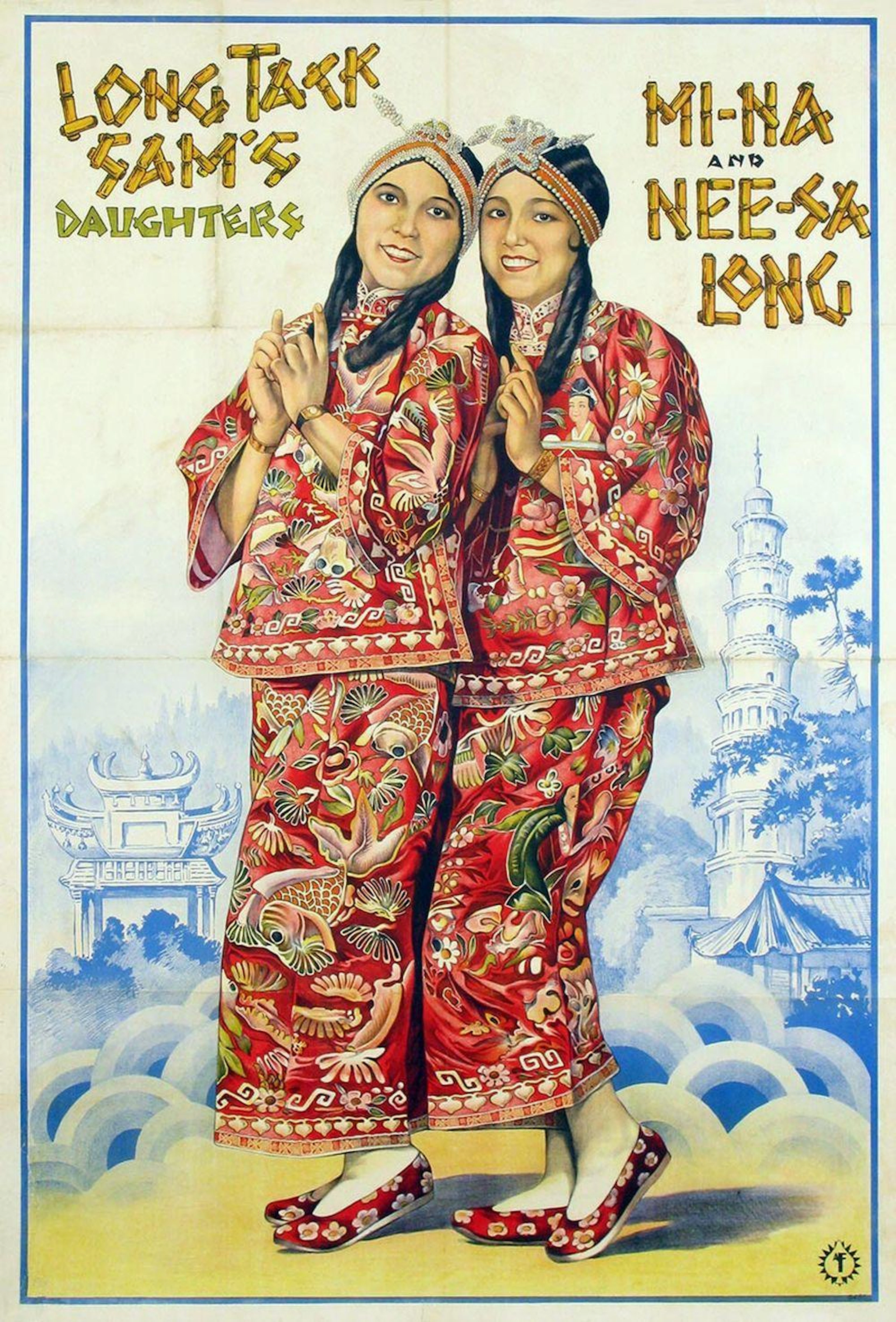 Poster by Anonymous - Long Tack Sam's daughters Mi-Na and...