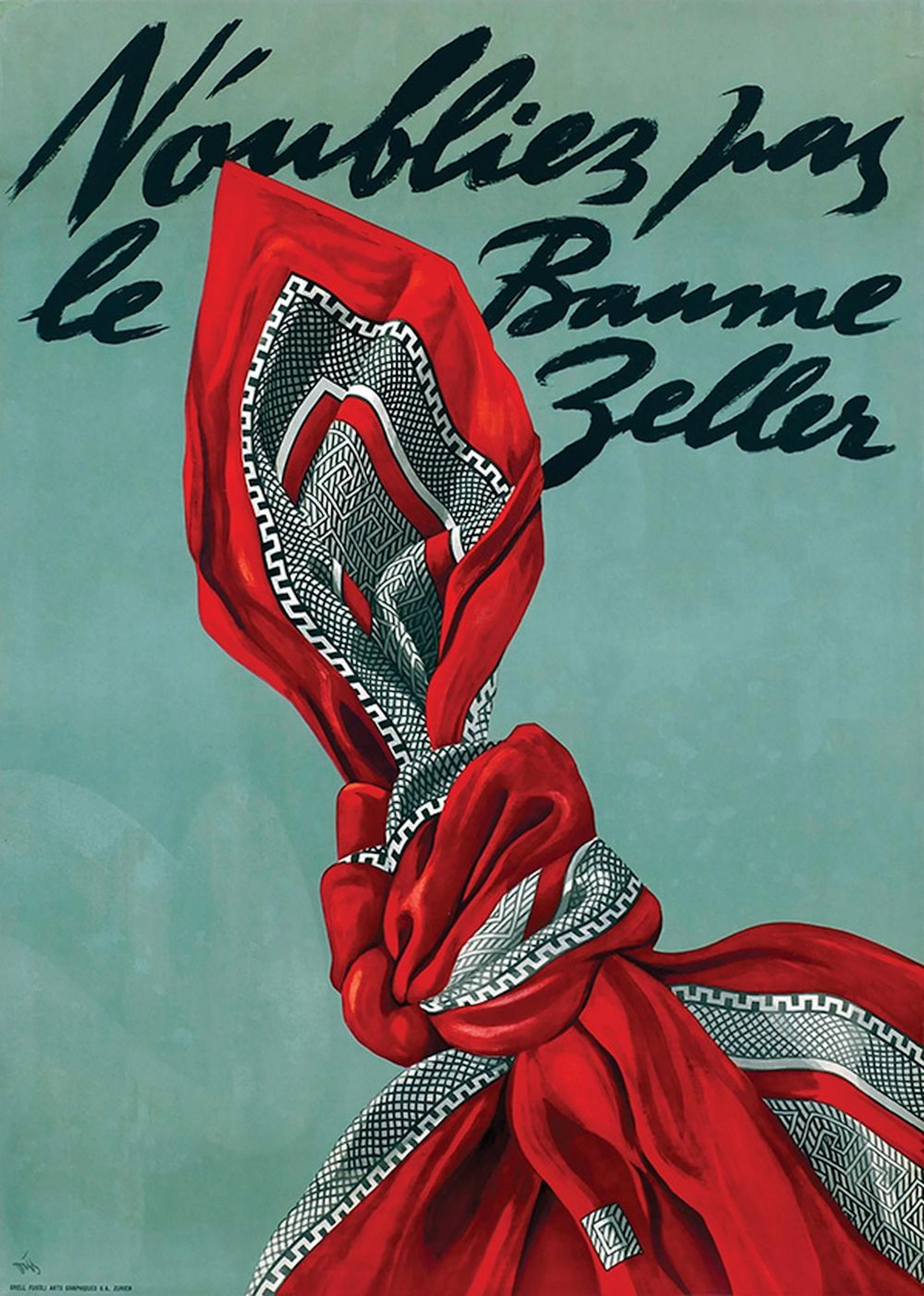 Poster by Alex W. Diggelmann - Nóubliez pas le Bamme Zeller