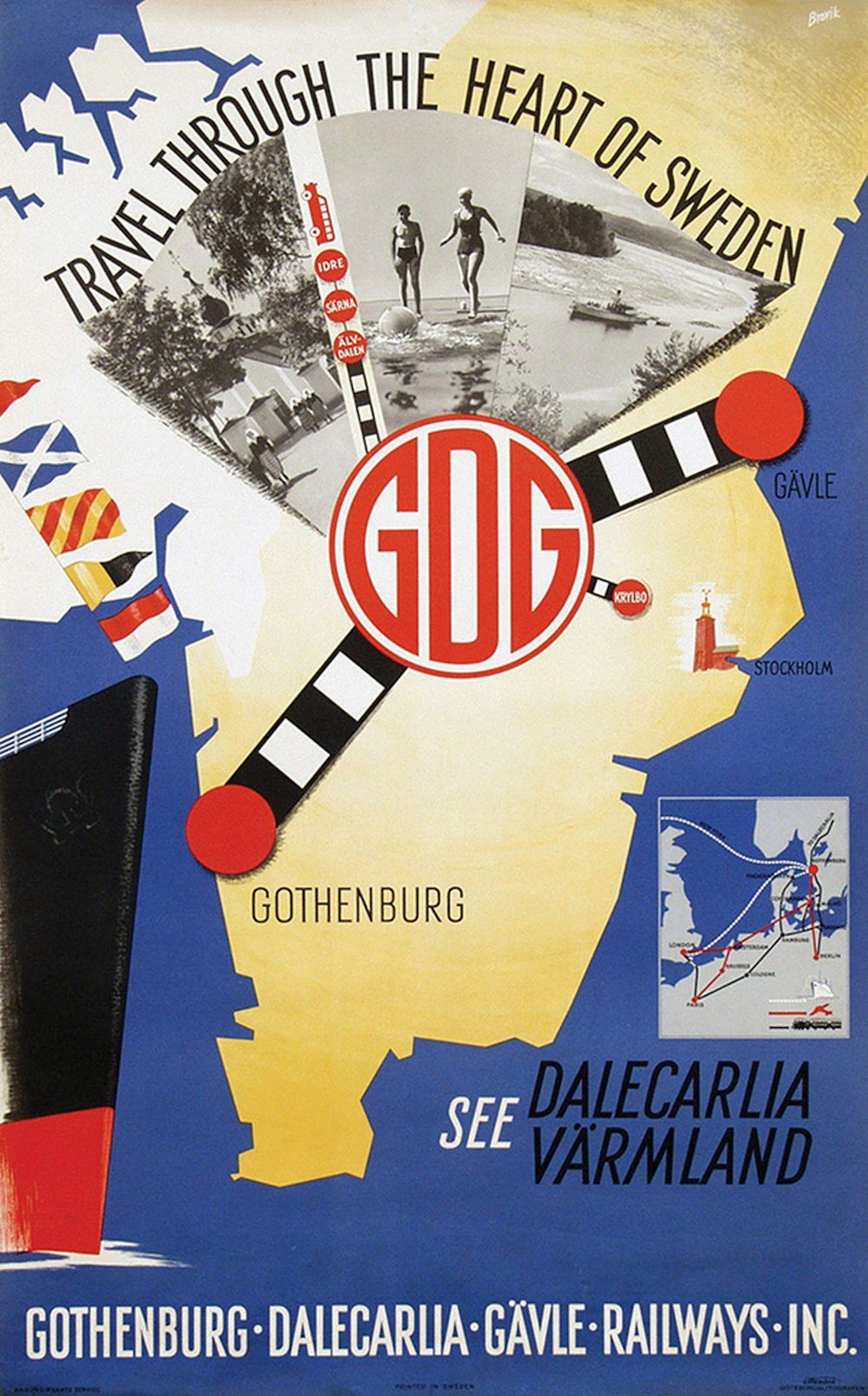 Poster by Brovik - GDG Travel Through the Heart of Swede