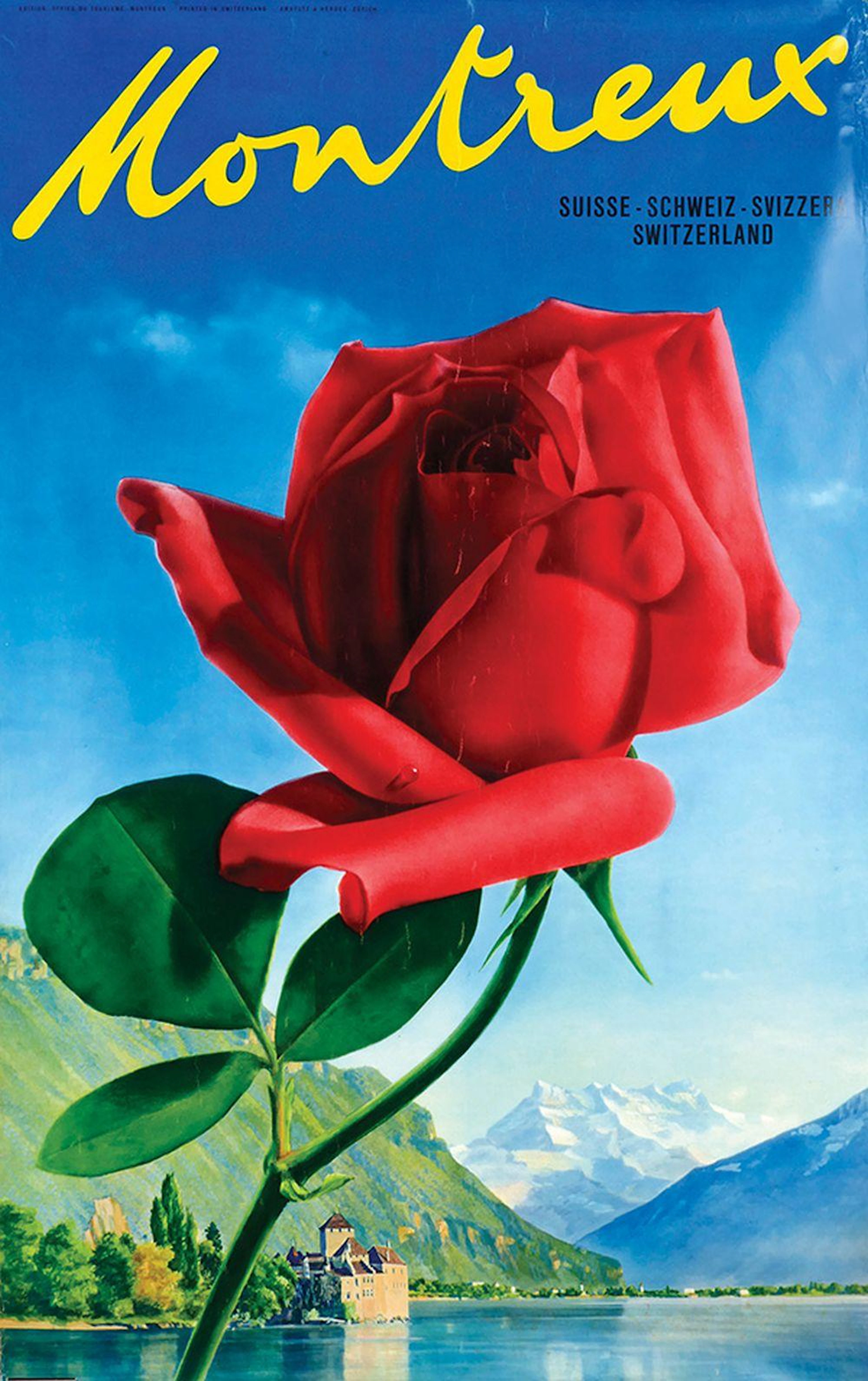 Poster by André Amstutz (1925-2013) & Walter Herdeg...