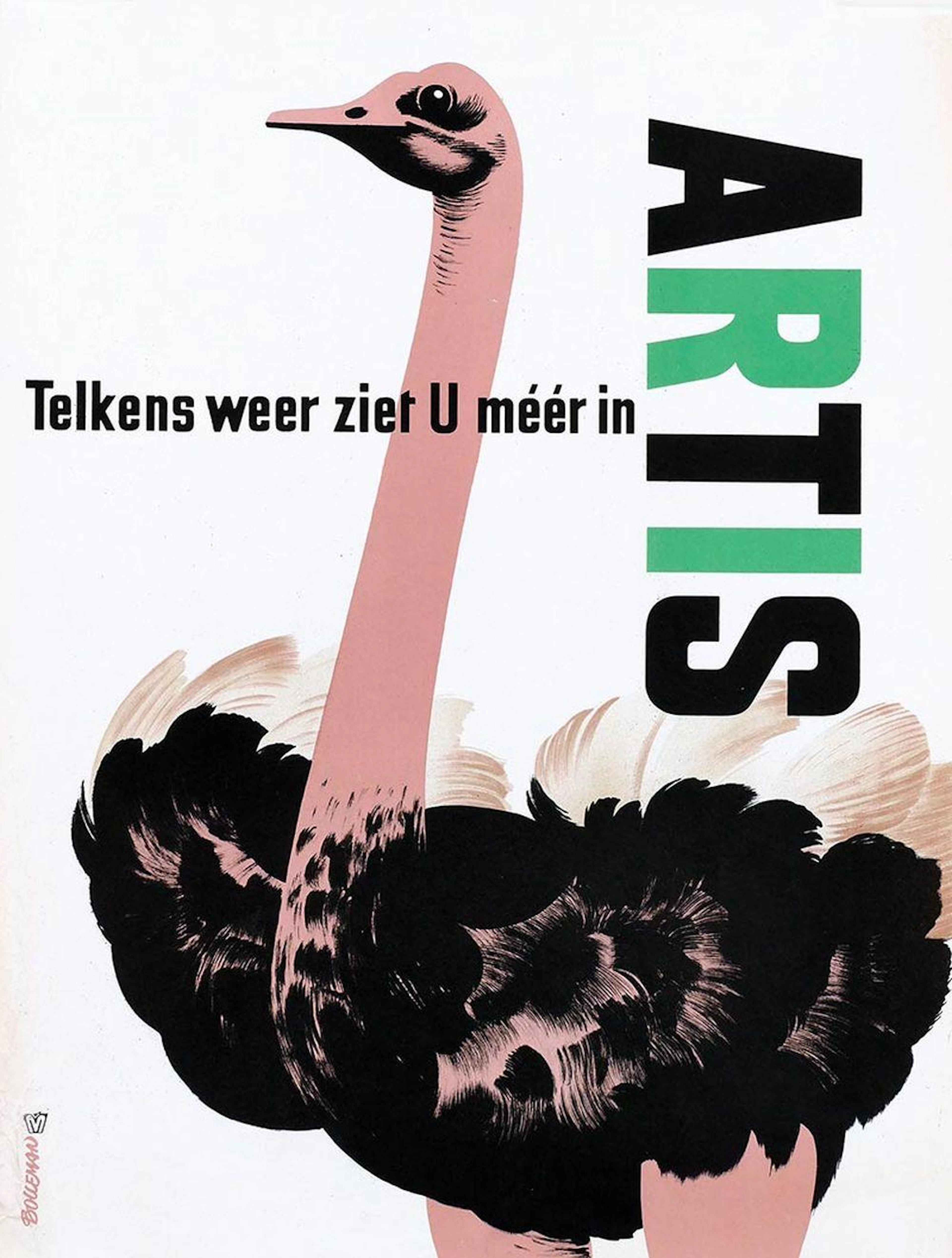 Posters (2) by Hans Bolleman - Telkens weer ziet U méér in Artis