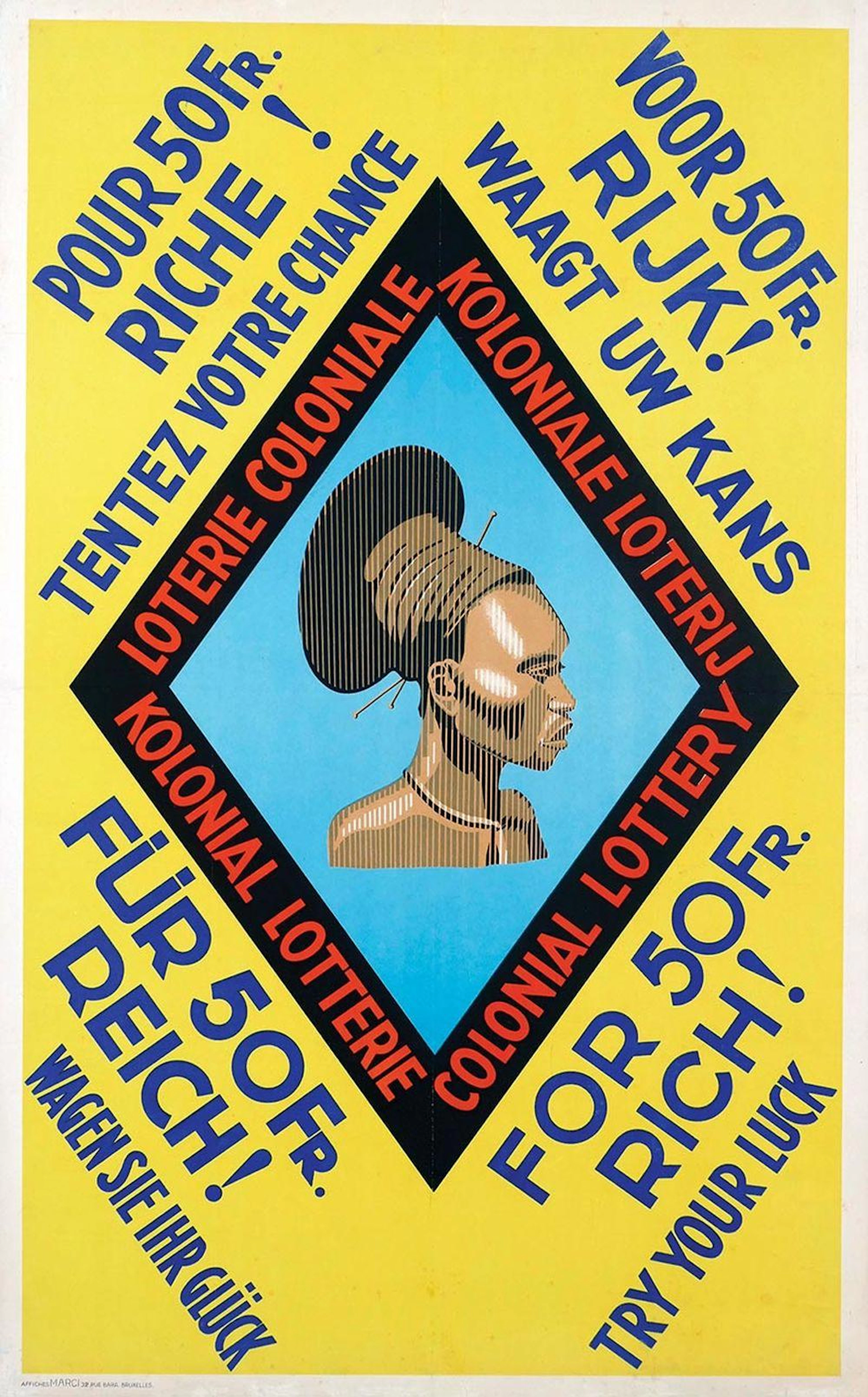Poster by After Maroy - Colonial Lottery