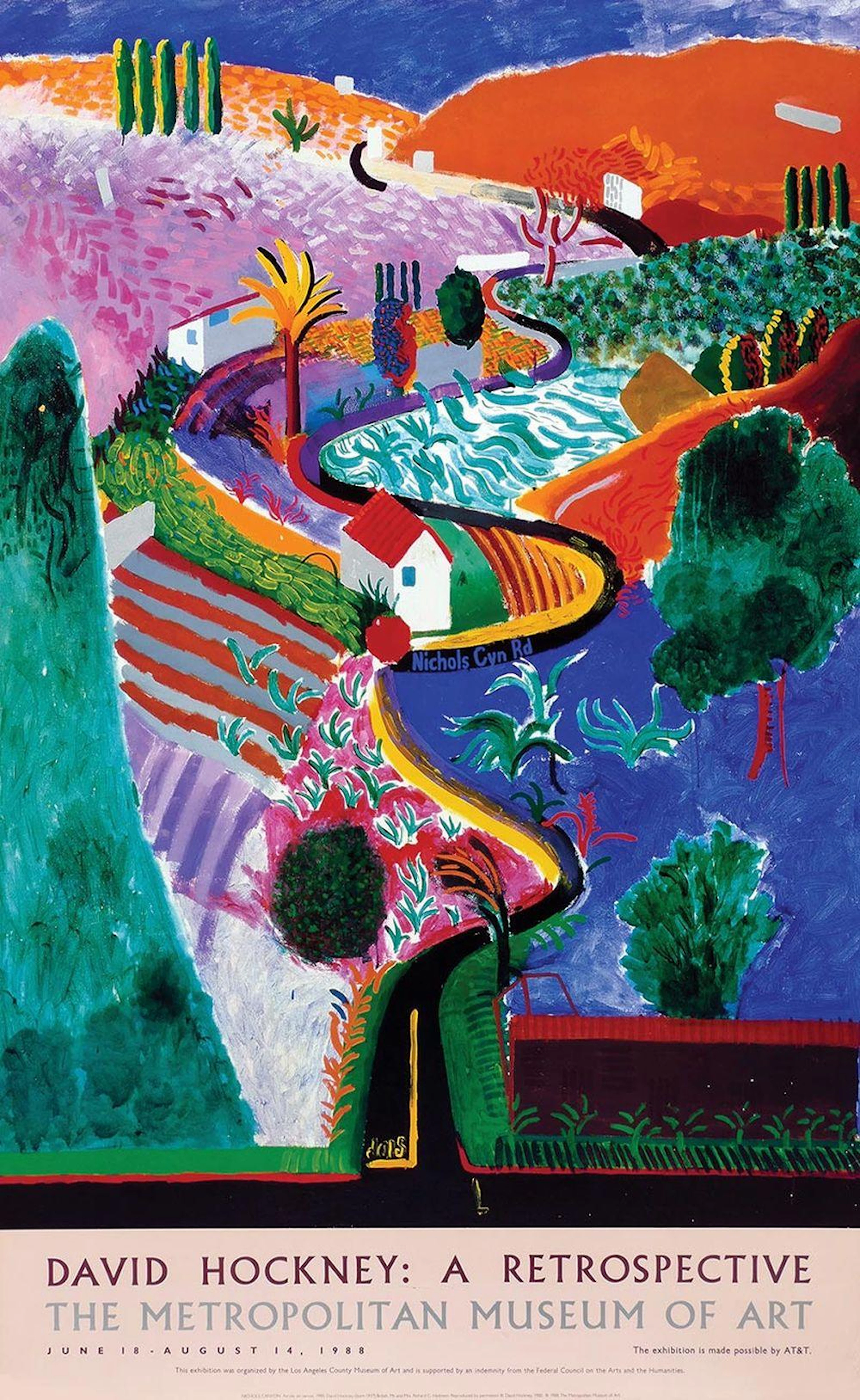 Poster by David Hockney - The Metropolitan Museum of Art...