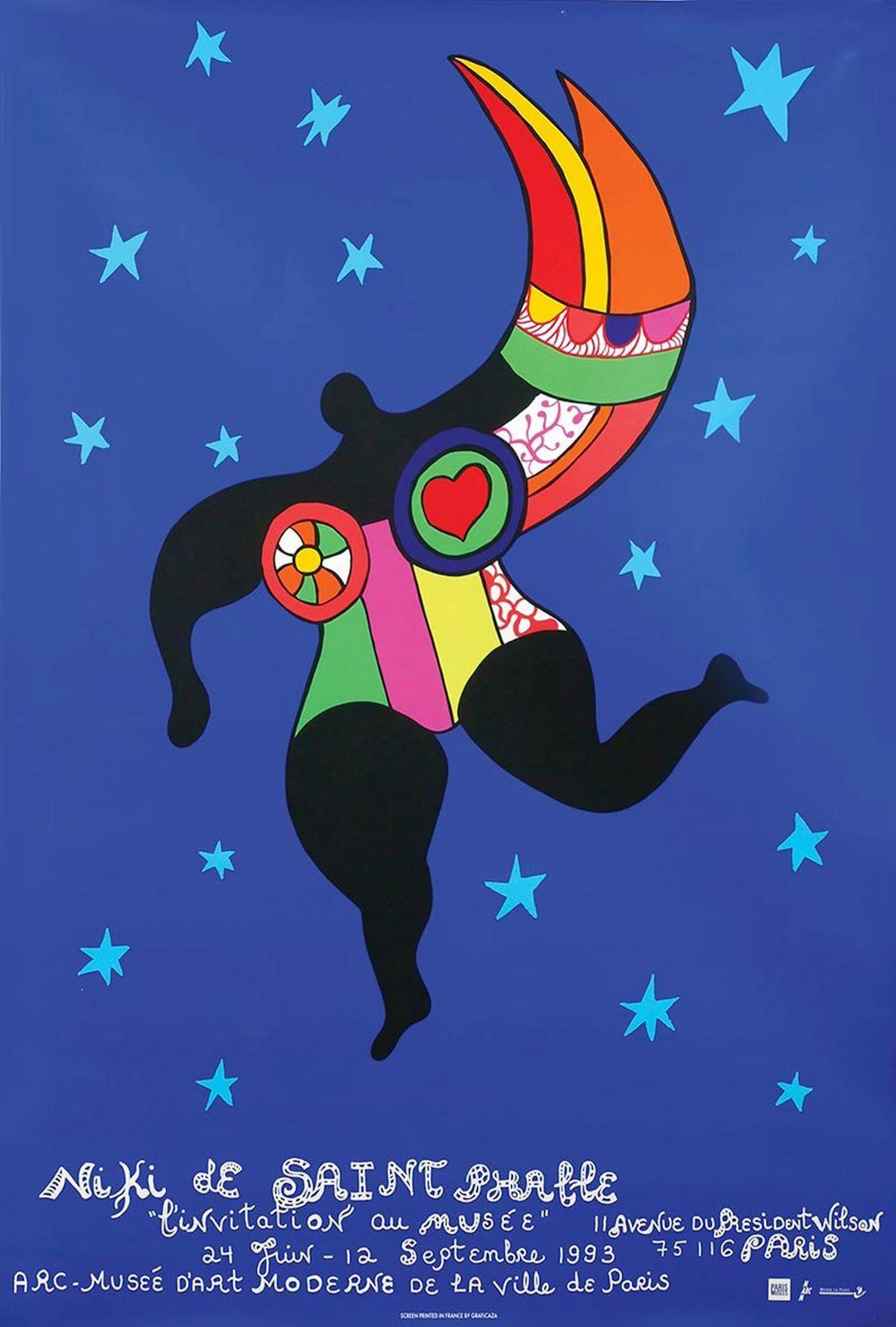 Poster by Niki de Saint Phalle - Musée d'art moderne Paris Niki de Saint Phalle