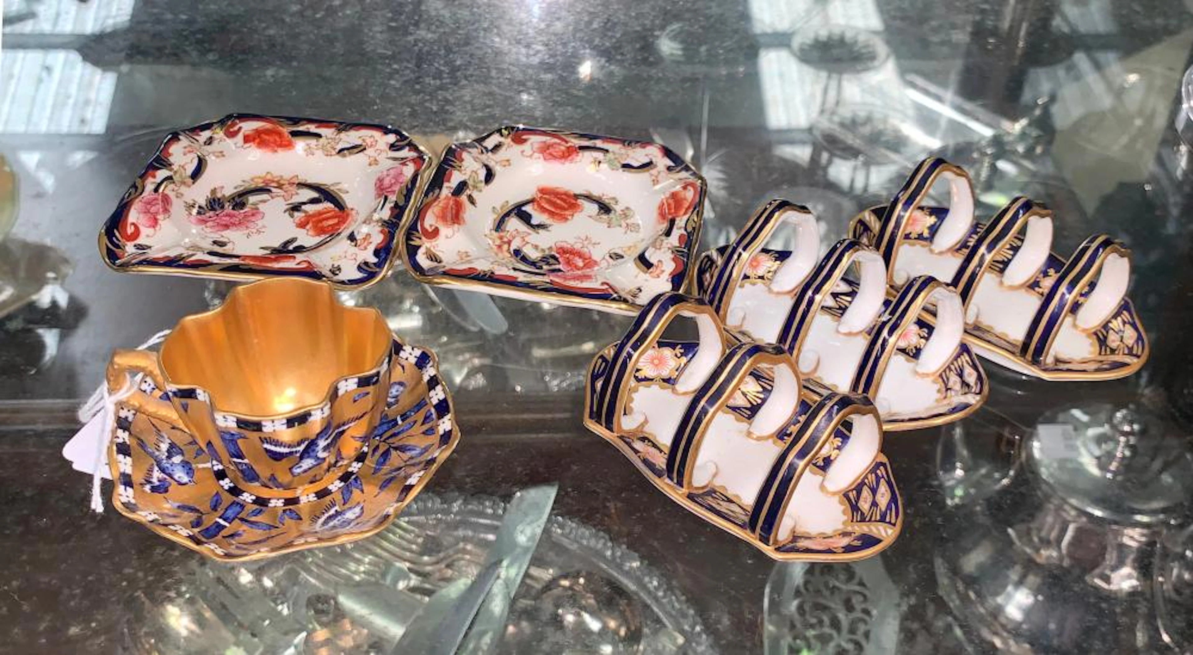 Antique Royal Crown Derby toast rack