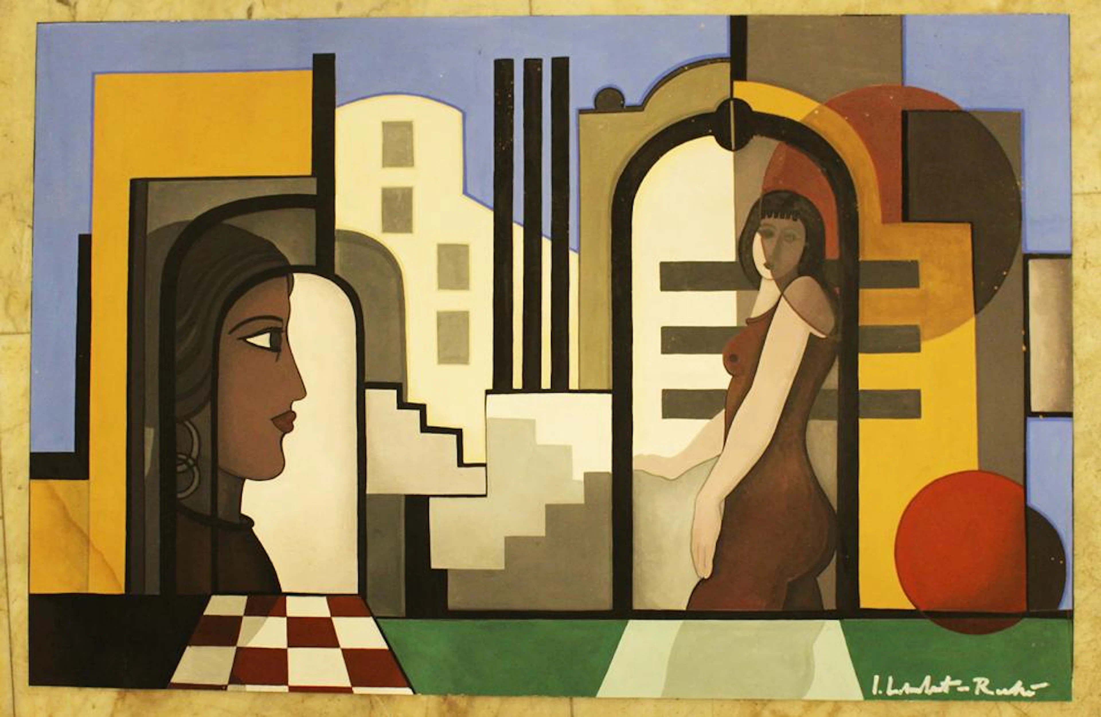 Jean Lambert Rucki (1888-1967)-attributed