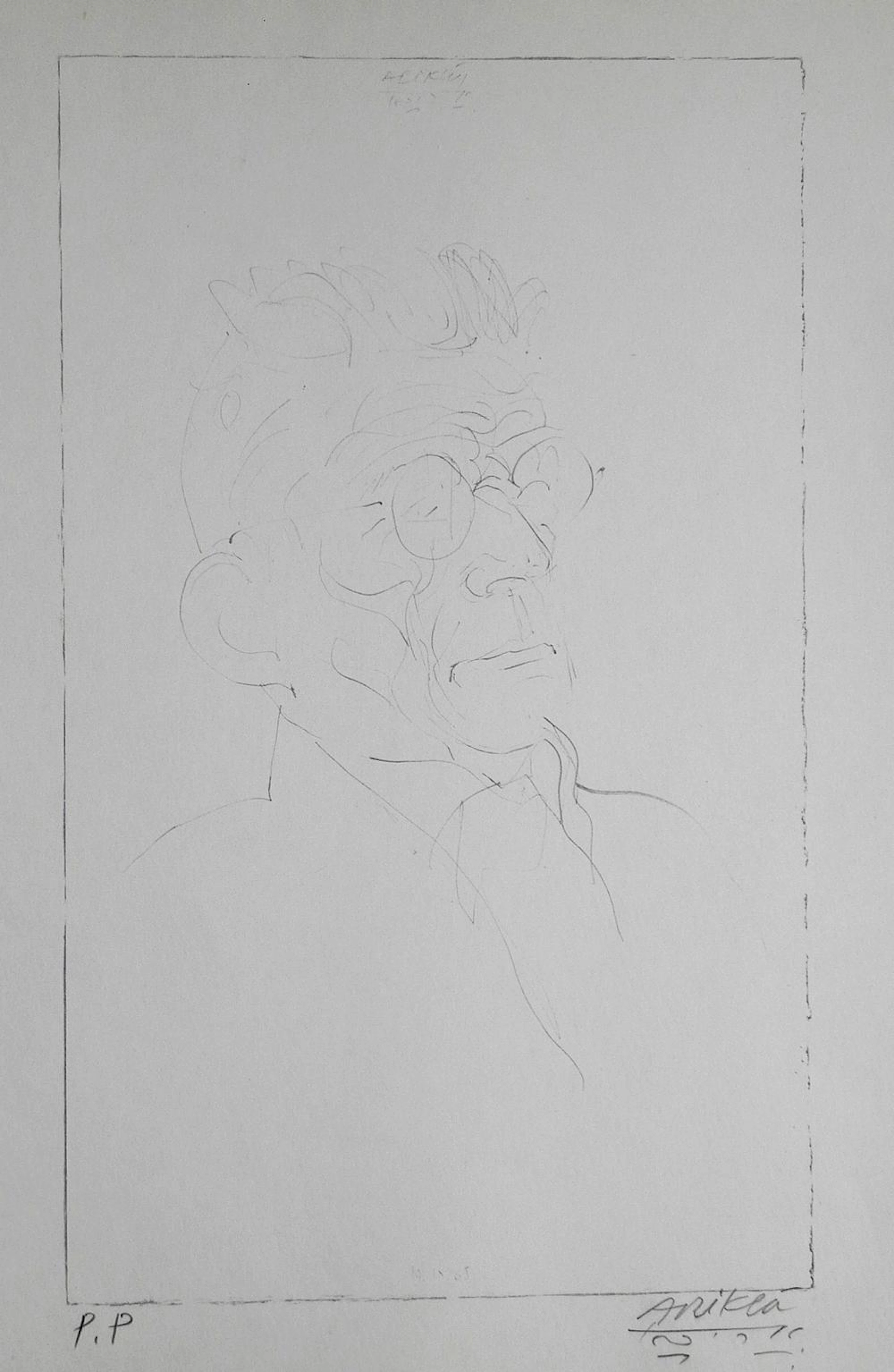 Avigdor Arikha (Israeli - French, 1929-2010)