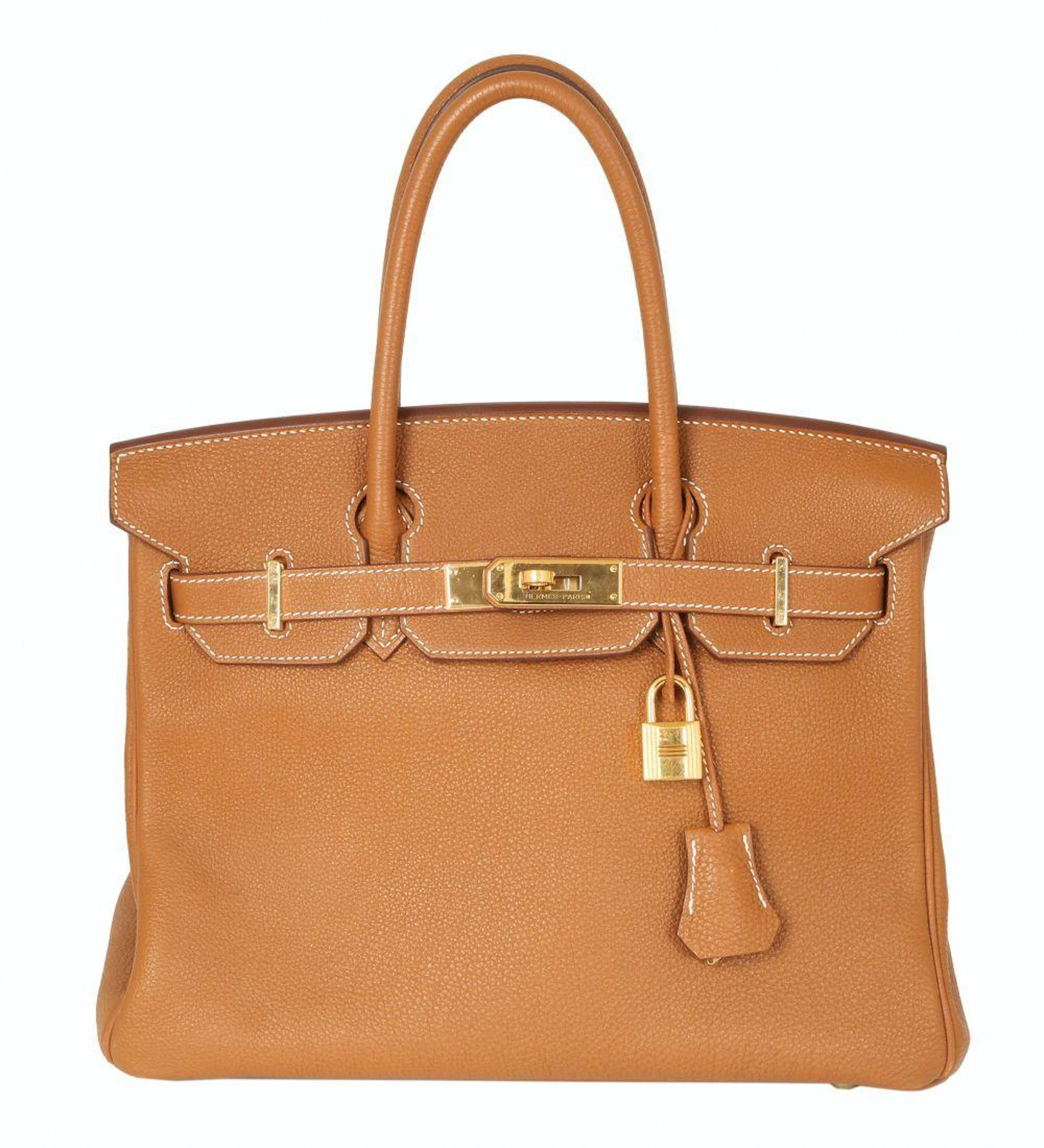 A HERMES BIRKIN 30 TOGO GOLD BAG