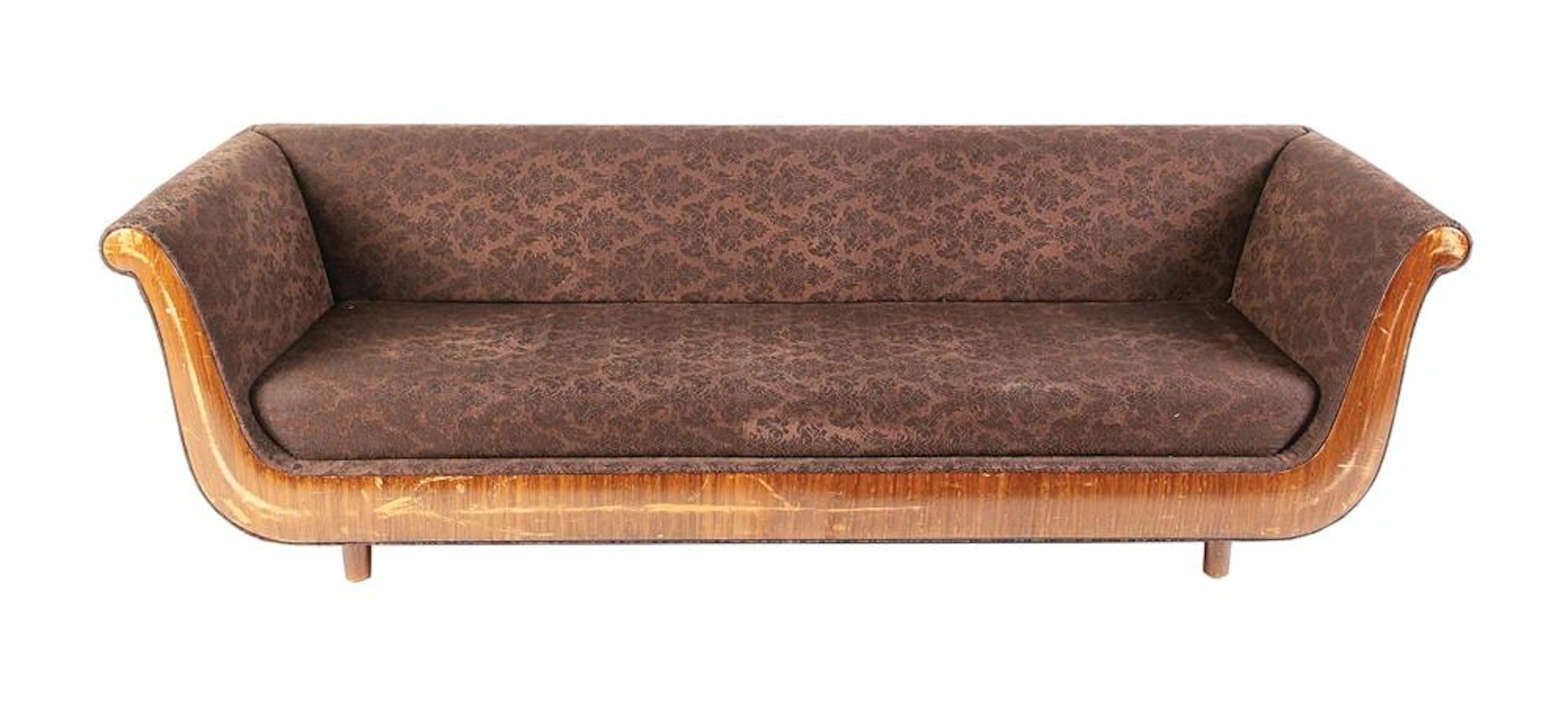 A BIEDERMEIER STYLE SOFA