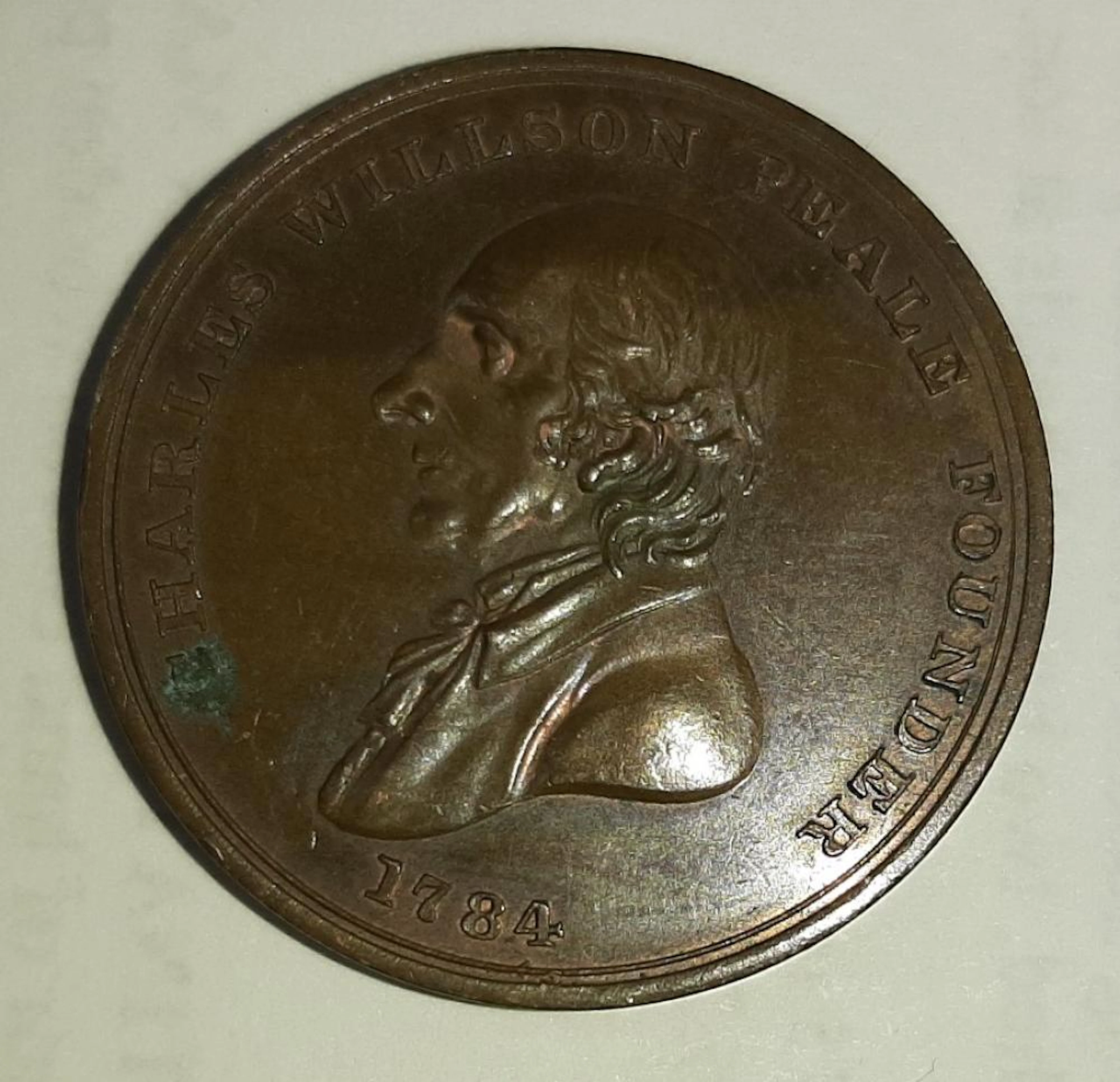 1821 PHILADELPHIA PEALE MUSEUM TOKEN