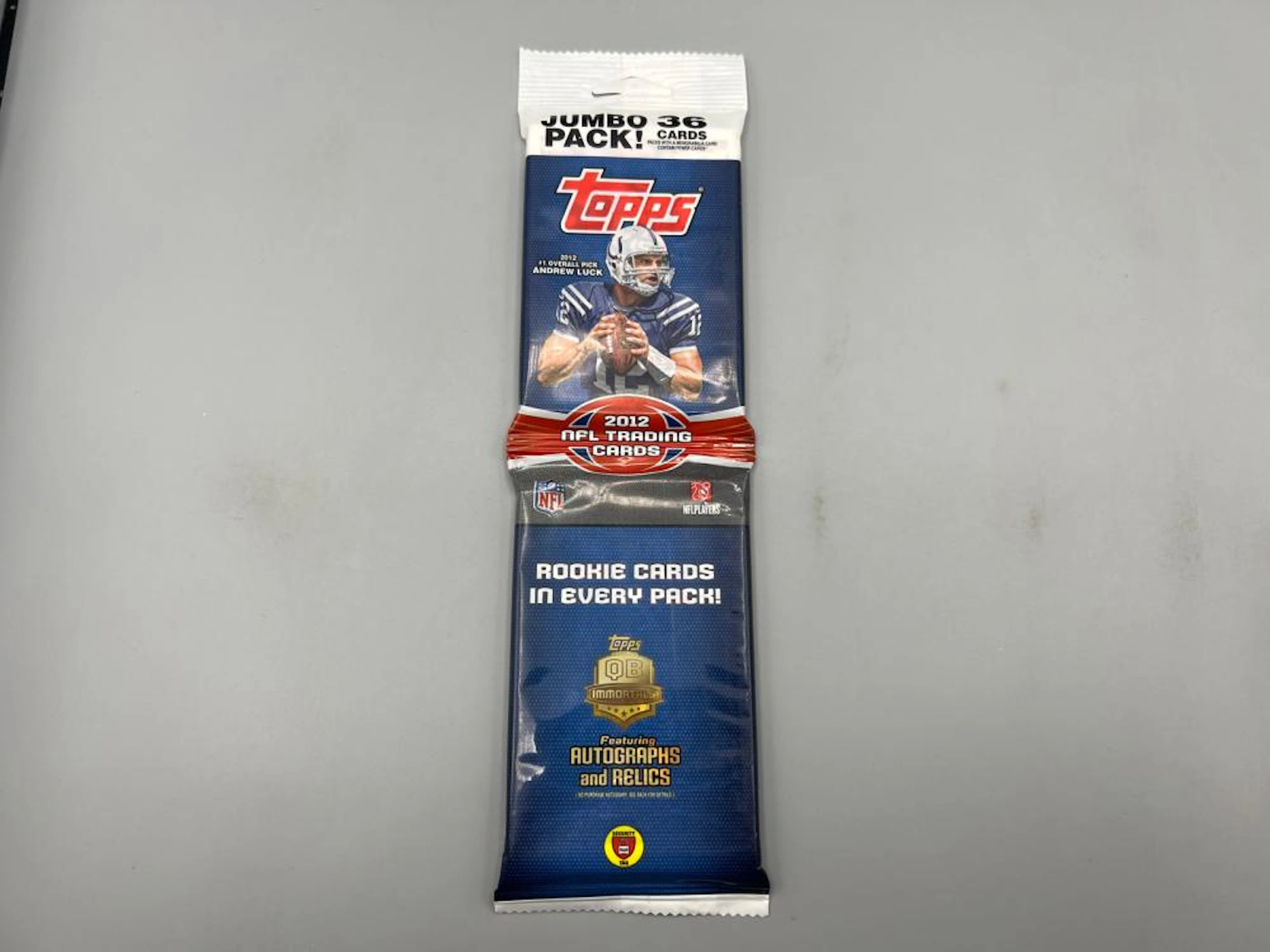2012 Topps Football Unopened Jumbo Pack - Possible Russell Wilson RC